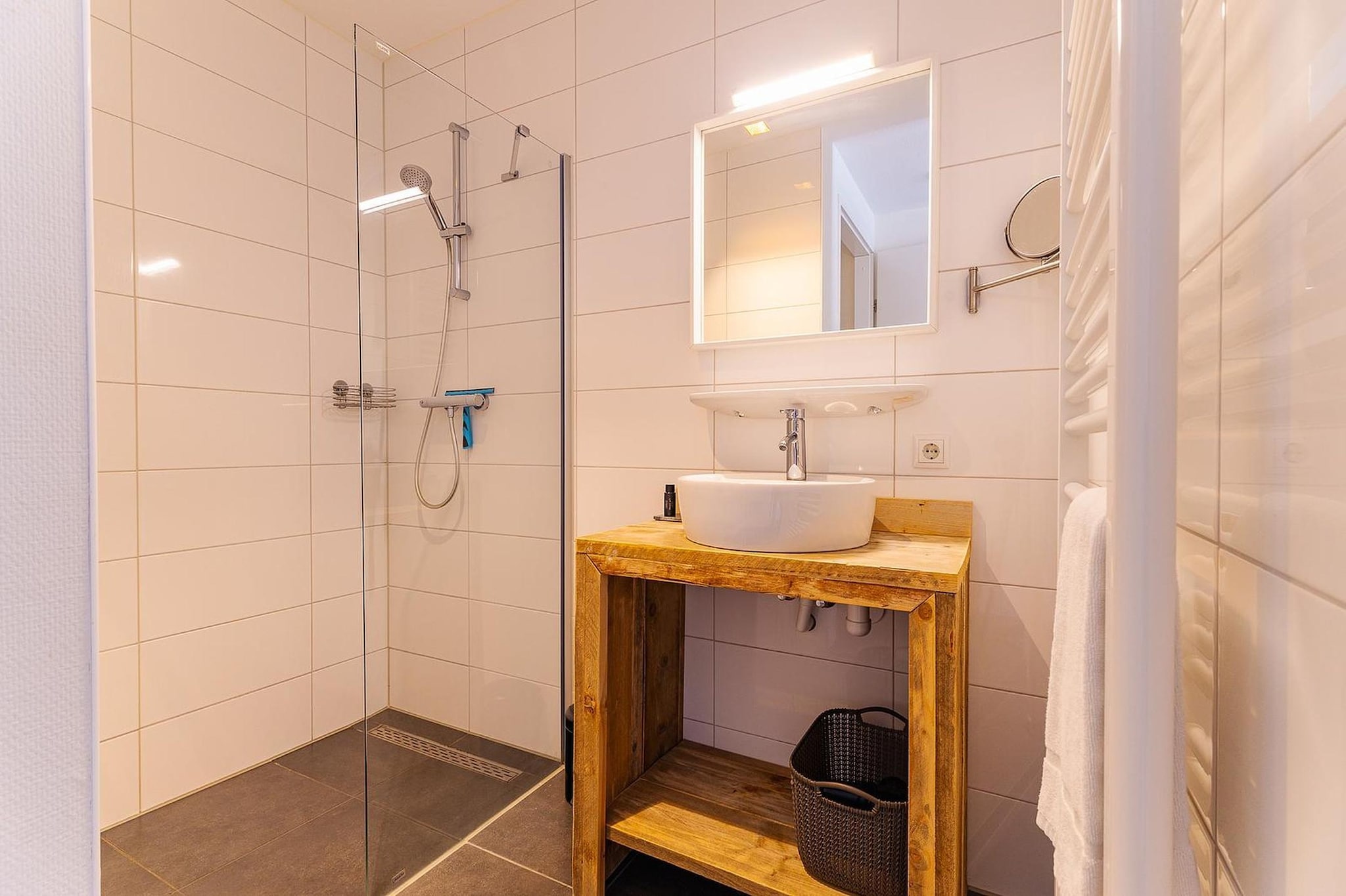Appartement Kaapduinseweg 13 Dishoek 13D luxe 6p sauna - Badkamer