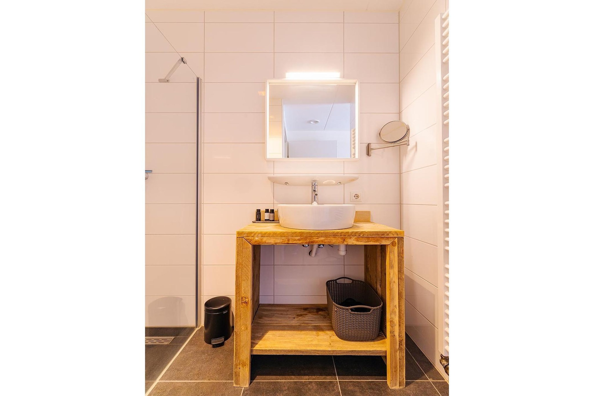 Appartement Kaapduinseweg 13 Dishoek 13D luxe 6p sauna - Badkamer