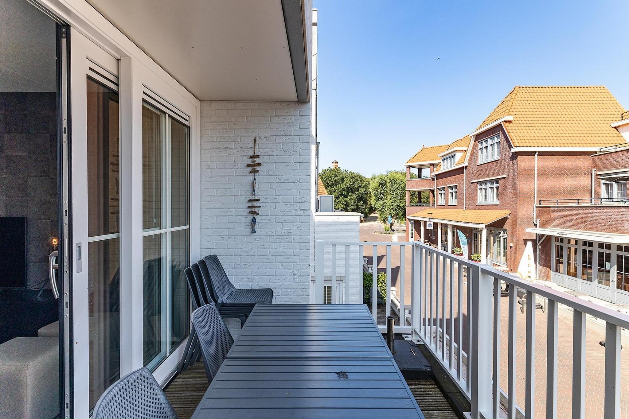 Appartement Kaapduinseweg 13 Dishoek 13D luxe 6p sauna - Terrasbalkon