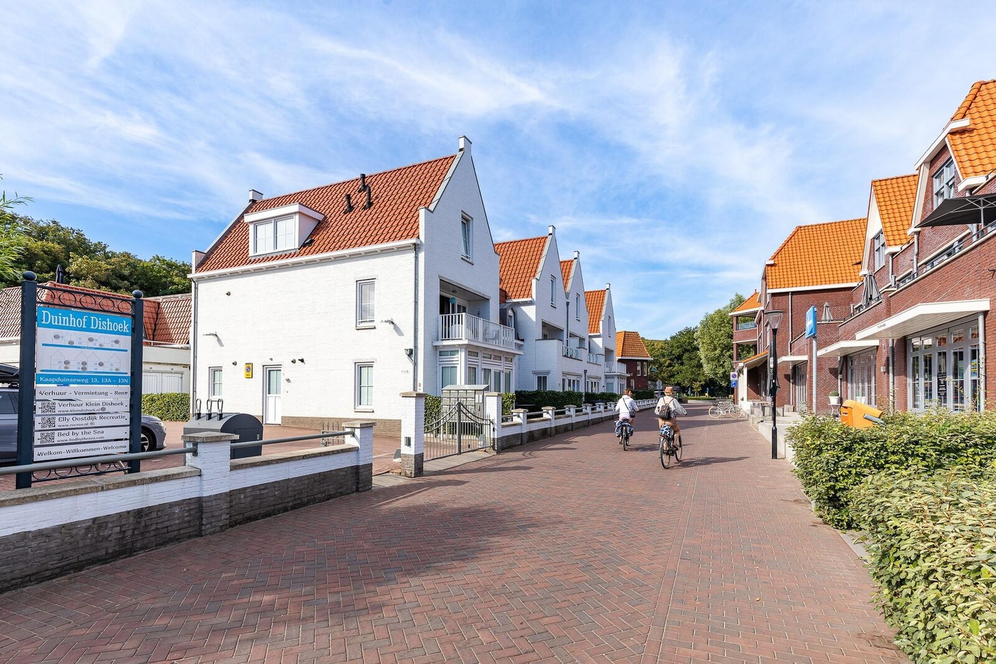 Appartement Kaapduinseweg 13 Dishoek 13D luxe 6p sauna - Buitenkant zomer