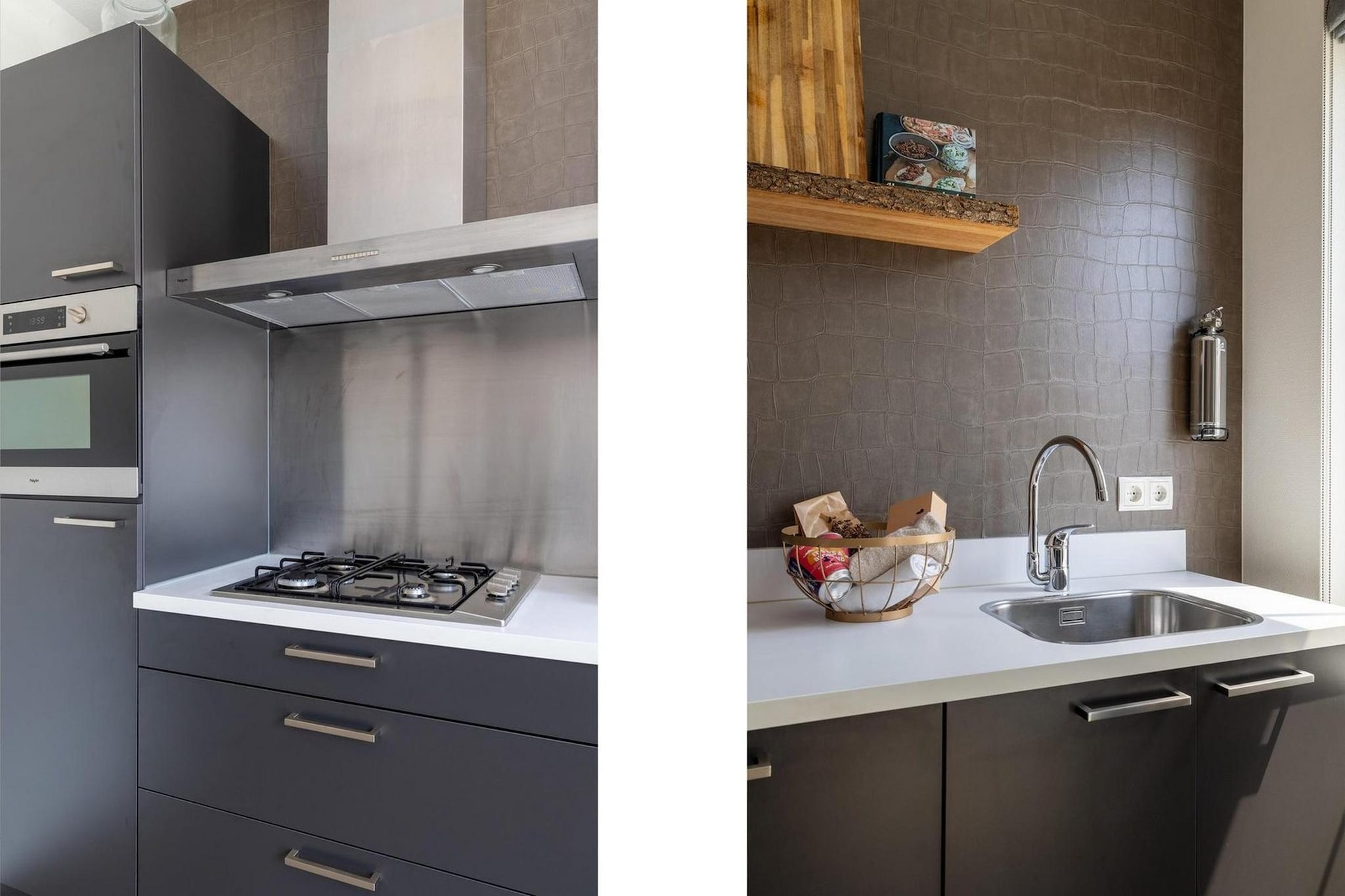 Appartement Kaapduinseweg 13 Dishoek 13D luxe 6p sauna - Keuken