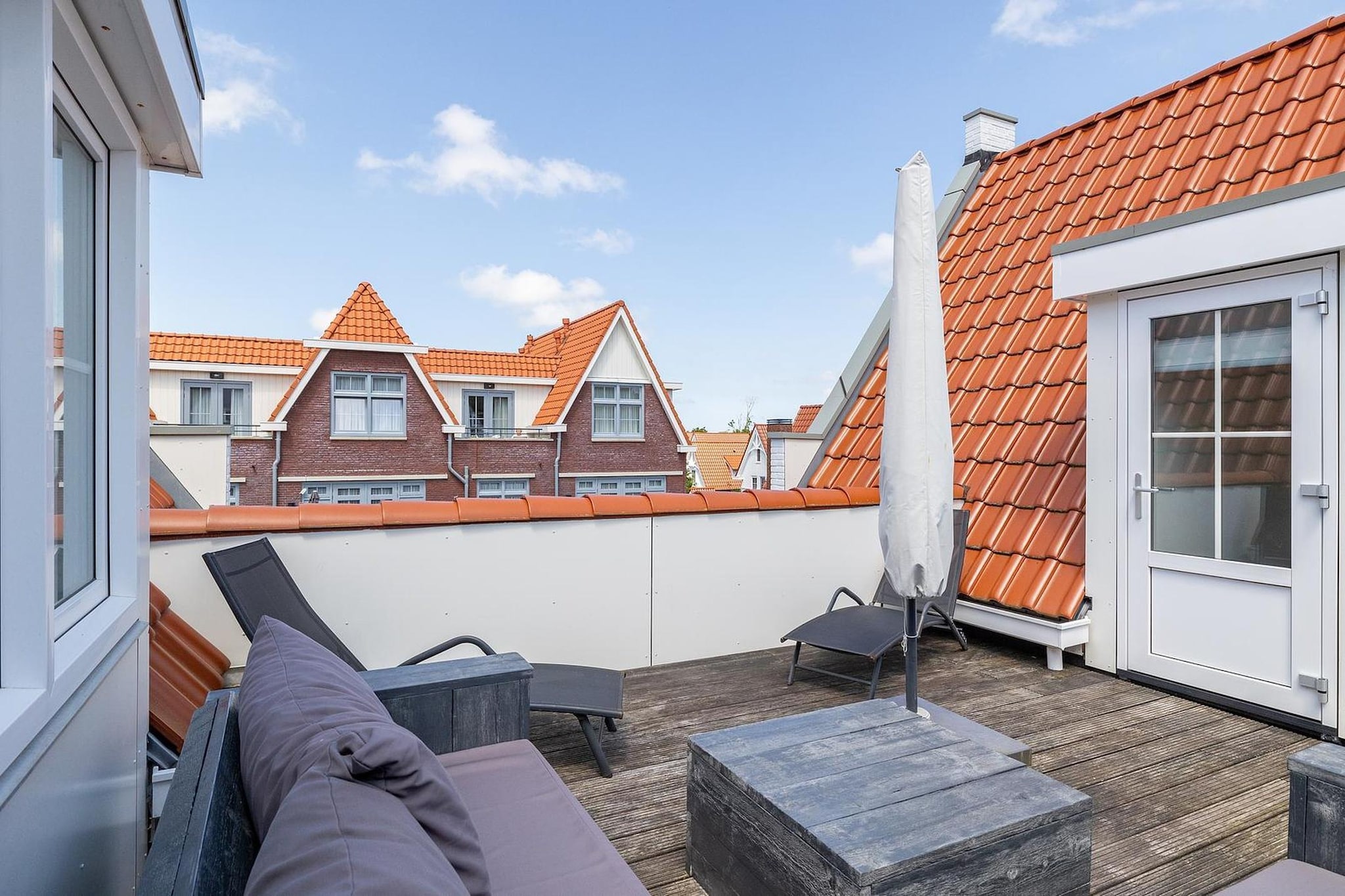 Appartement Kaapduinseweg 13 Dishoek 13D luxe 6p sauna - Terrasbalkon