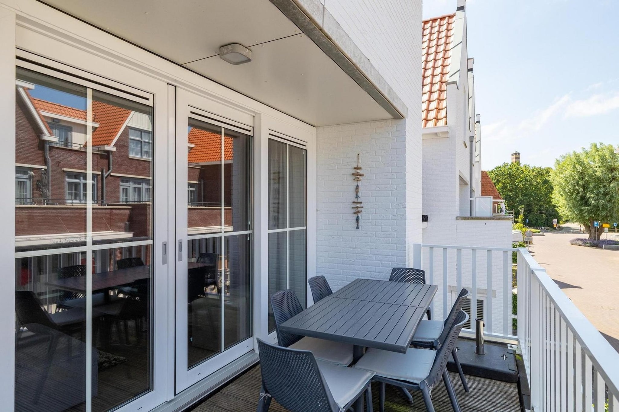Appartement Kaapduinseweg 13 Dishoek 13D luxe 6p sauna - Terrasbalkon