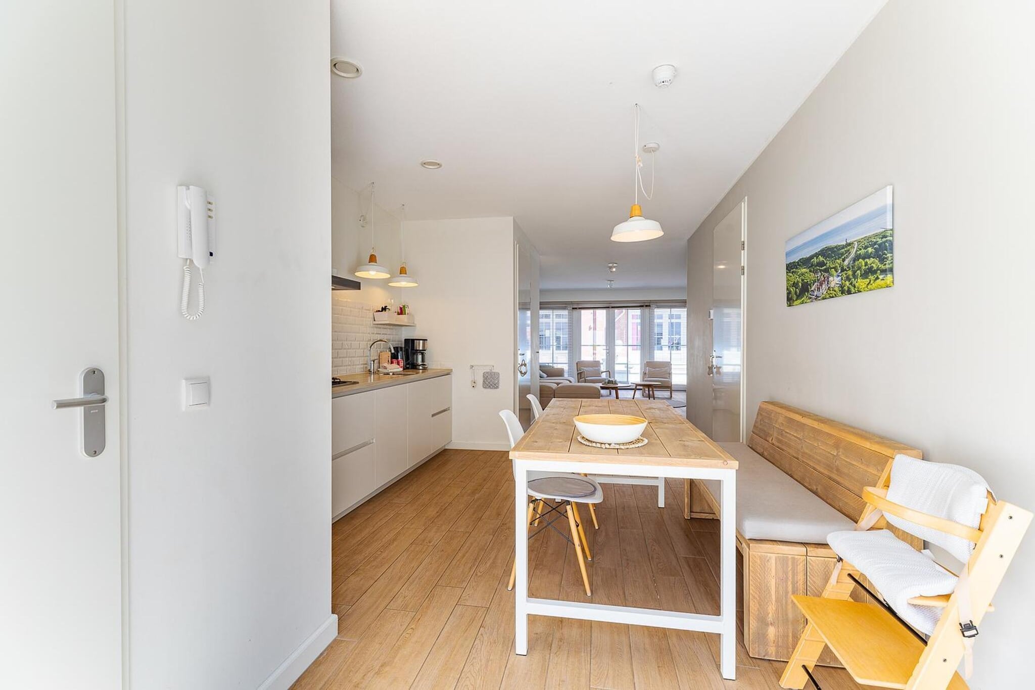 Appartement Duinhof Dishoek 13A - 4 personen - Salle à manger