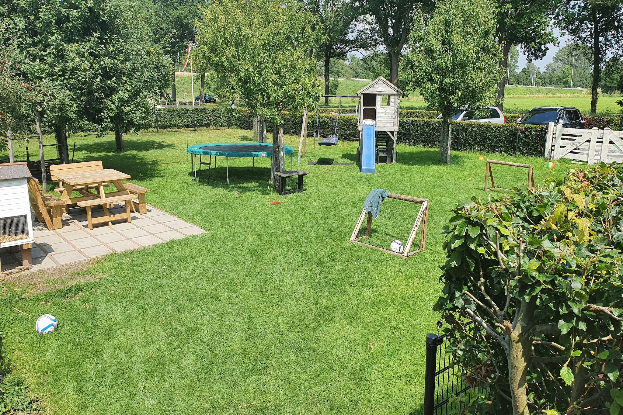 Landelijk Utrecht-Gardens in summer