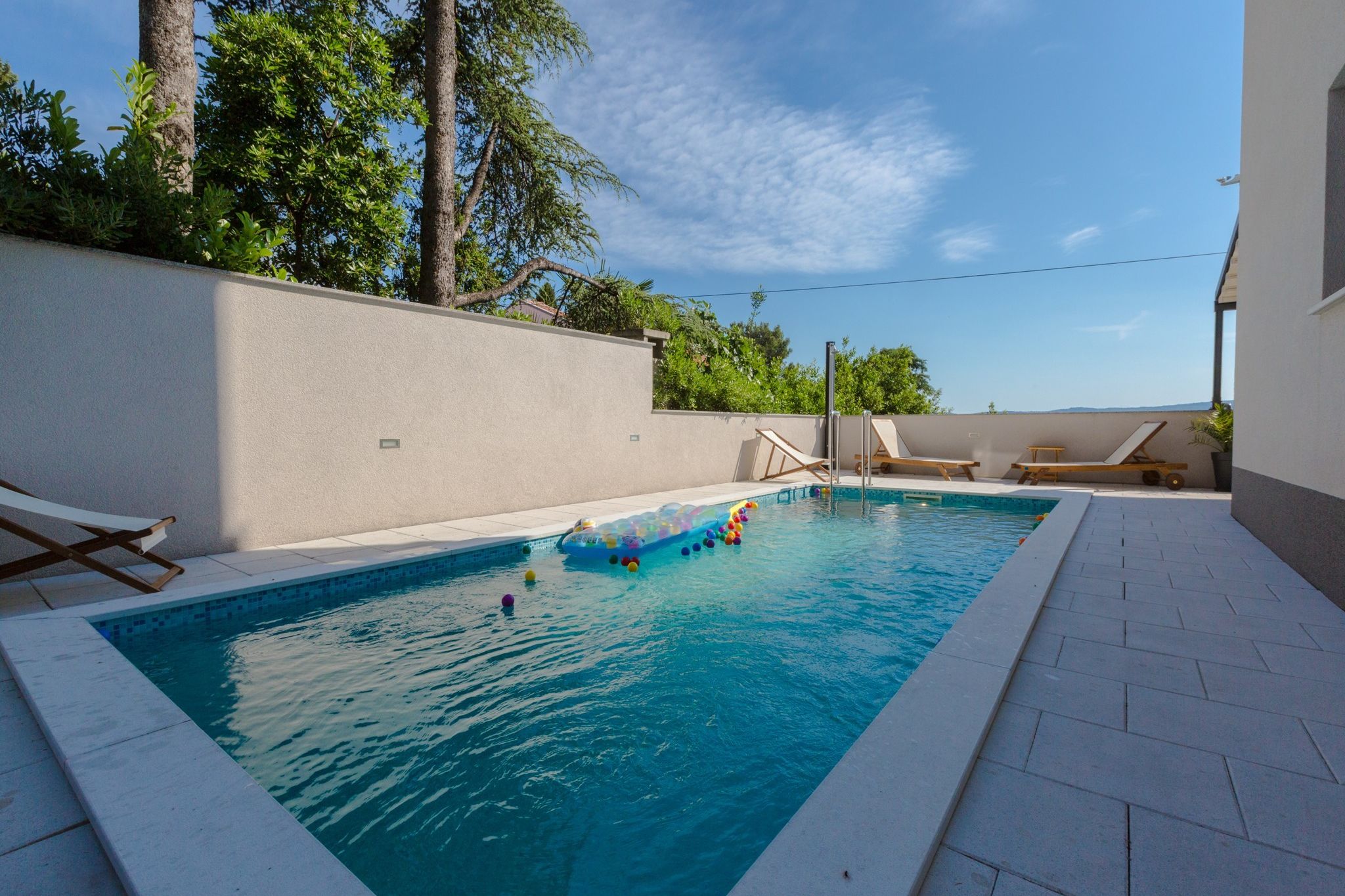 Moderne Ferienwohnung in Crikvenica mit privatem Pool