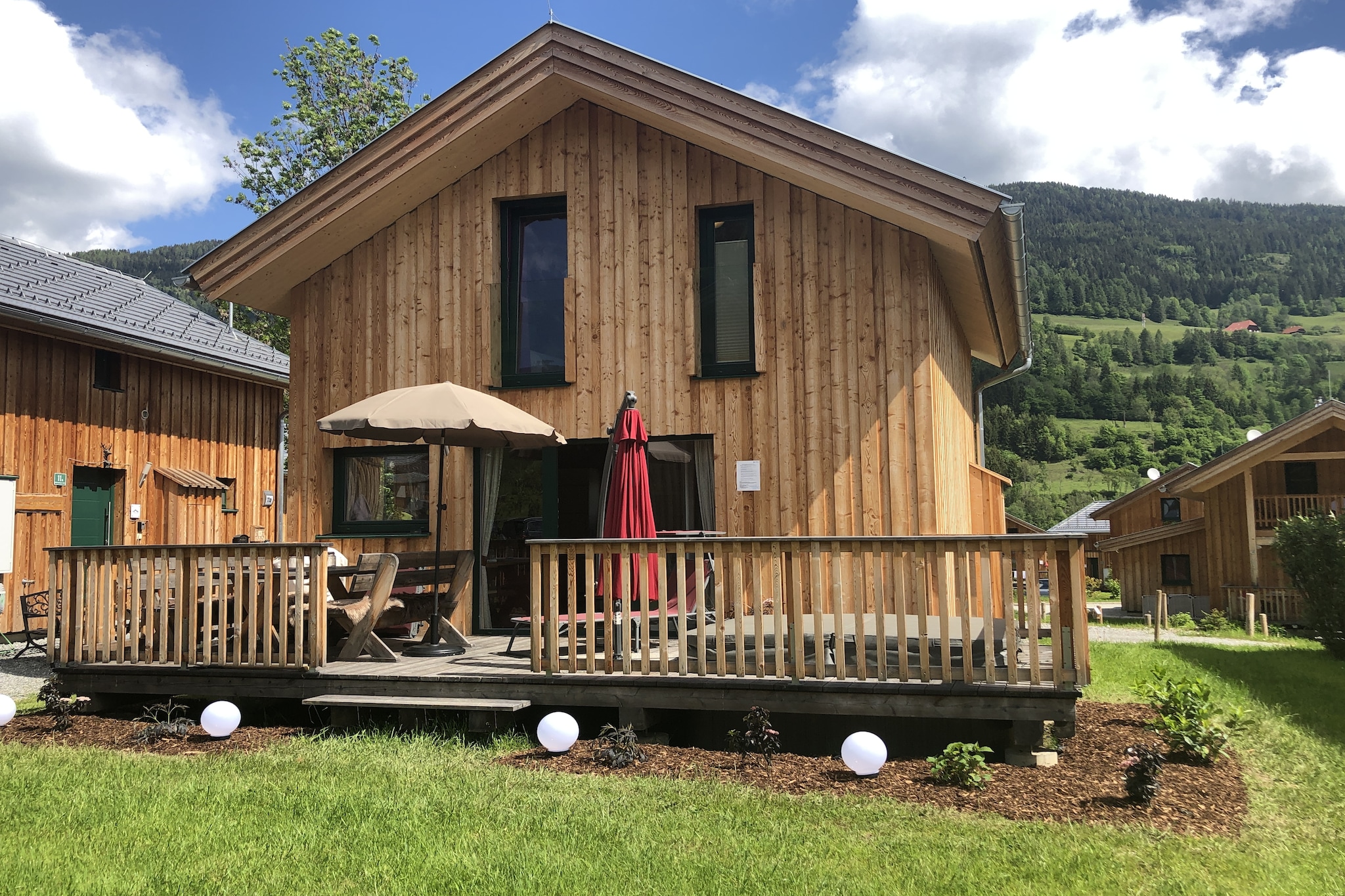 Inviting chalet with sauna