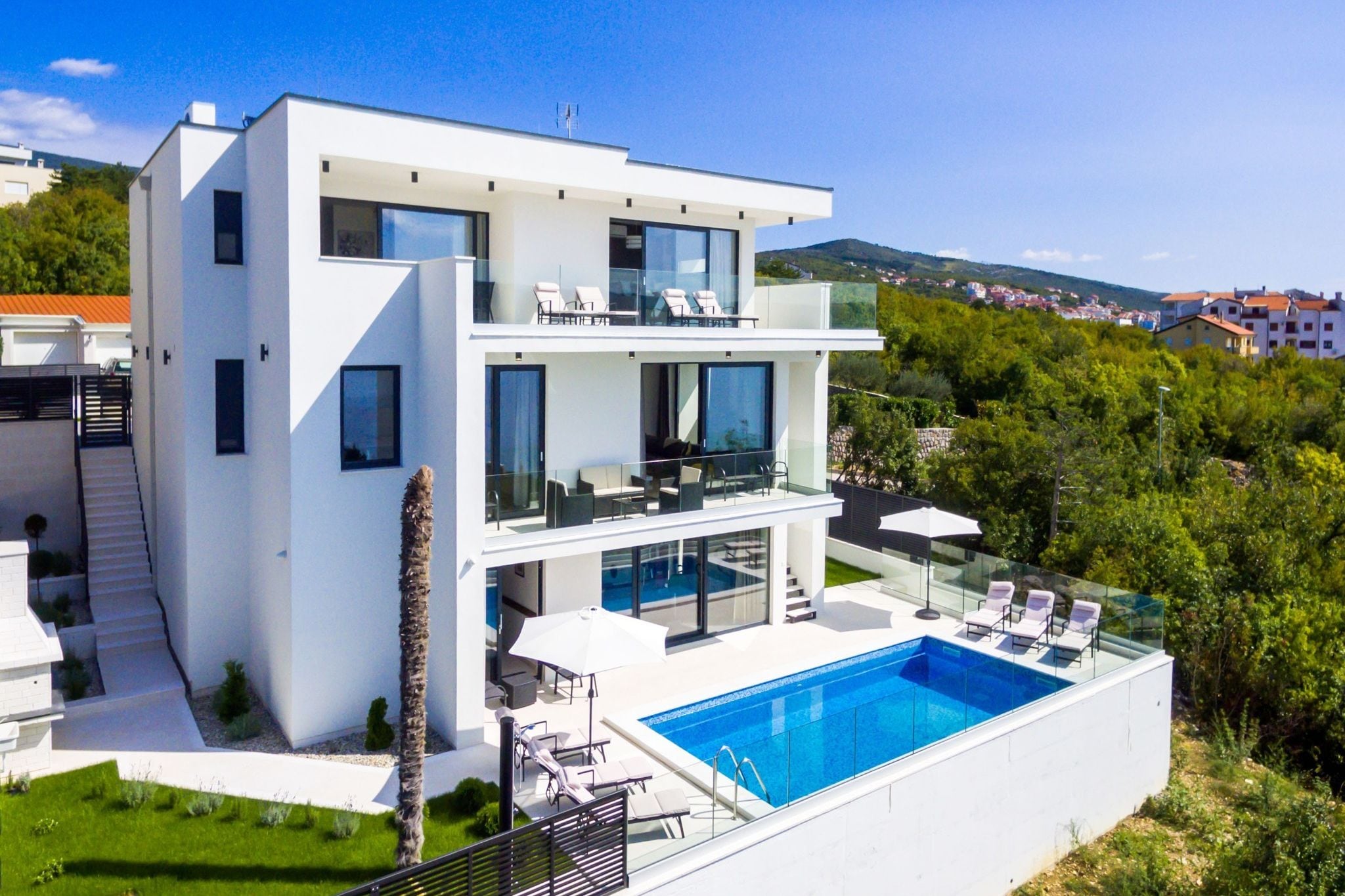 Luxuriöse Villa in Crikvenica mit Wellness-Spa