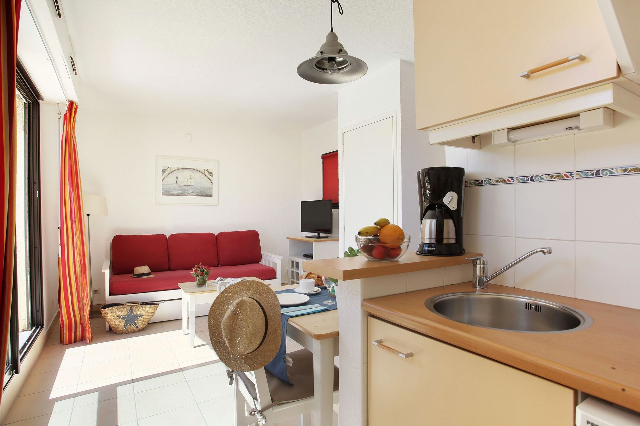 Verzorgd appartement in de populaire badplaats Le Cap d'Agde