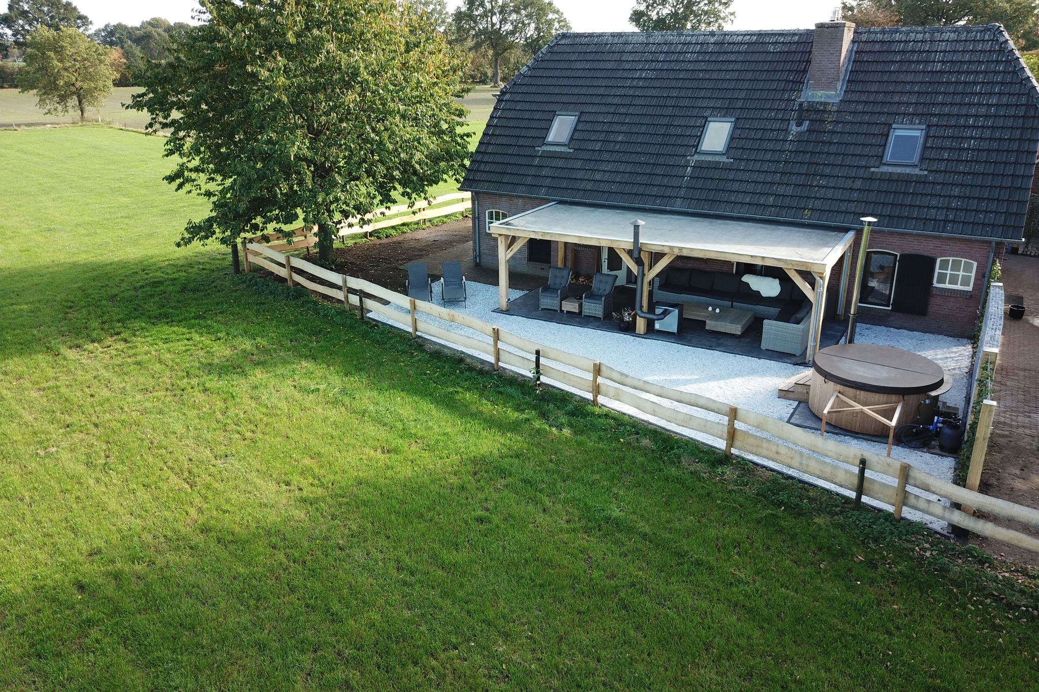 Beautiful holiday farm in Holten with hot tub and sauna