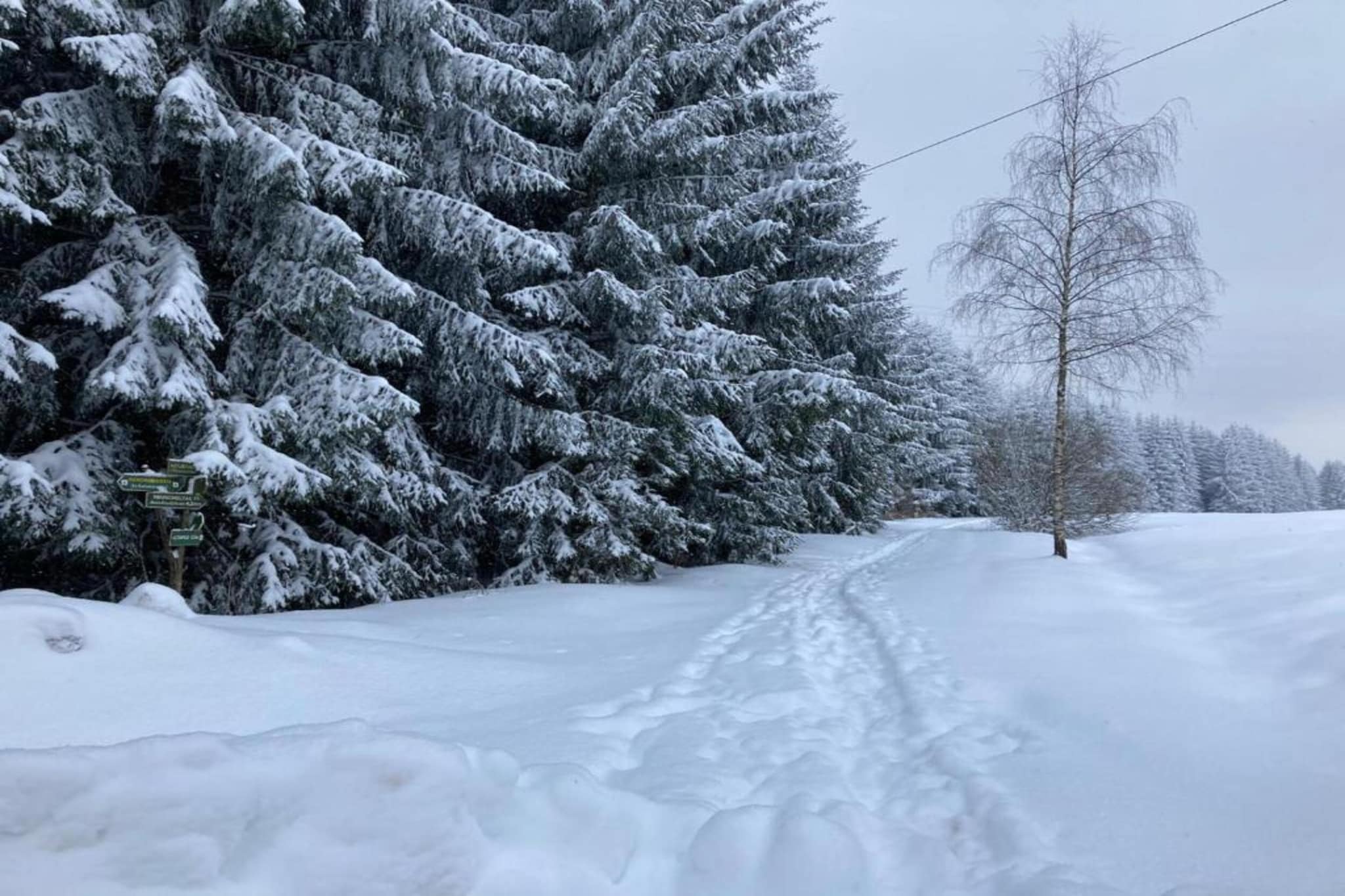 Ferienhaus Rother-Gebied winter 5km