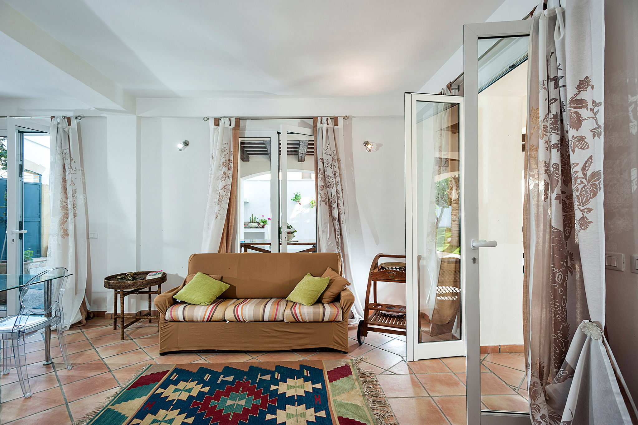 Elegant appartement in villa in Marsala met zwembad