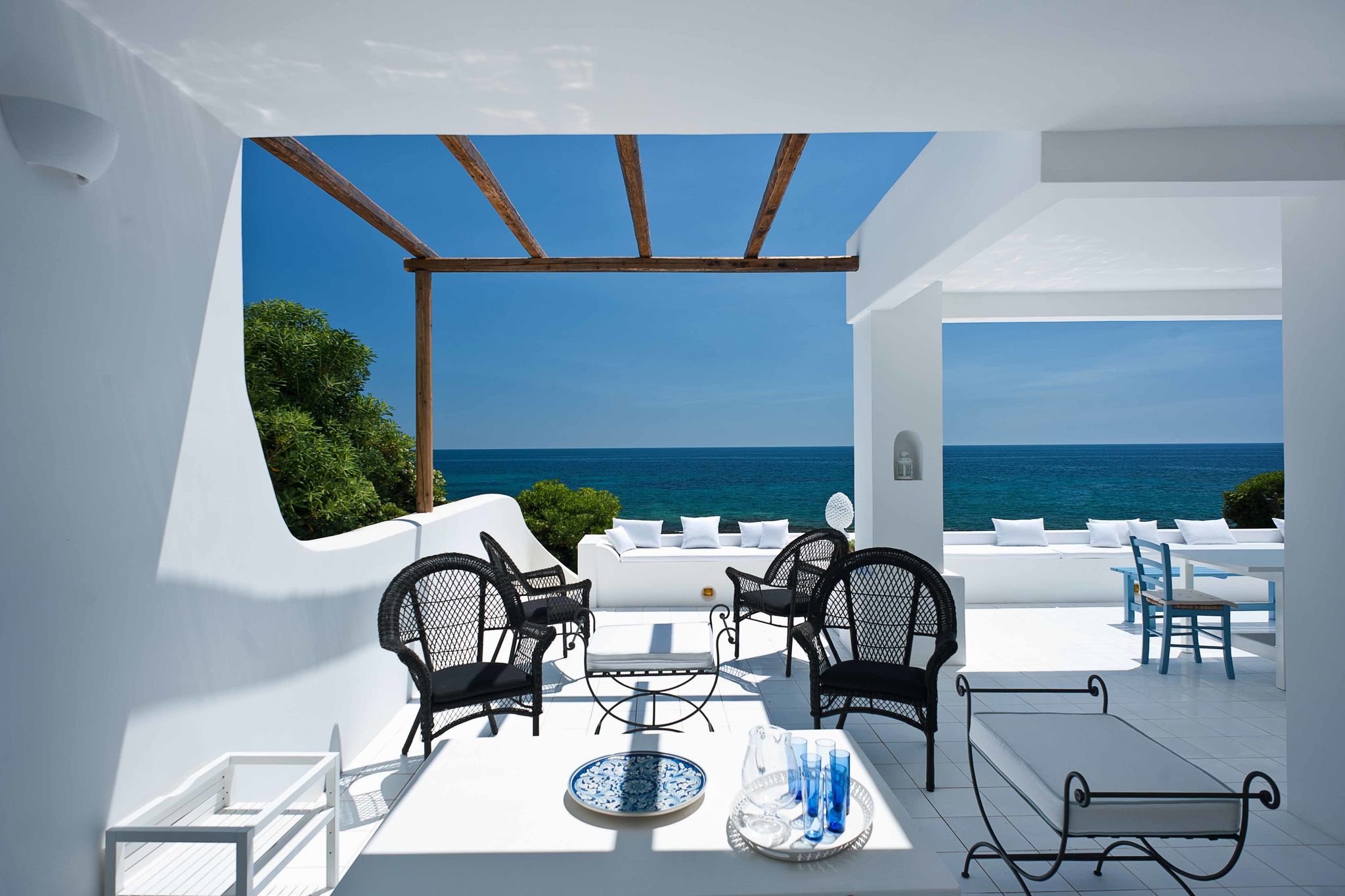 Exclusieve villa aan de oostkust van Sicilië met zeezicht