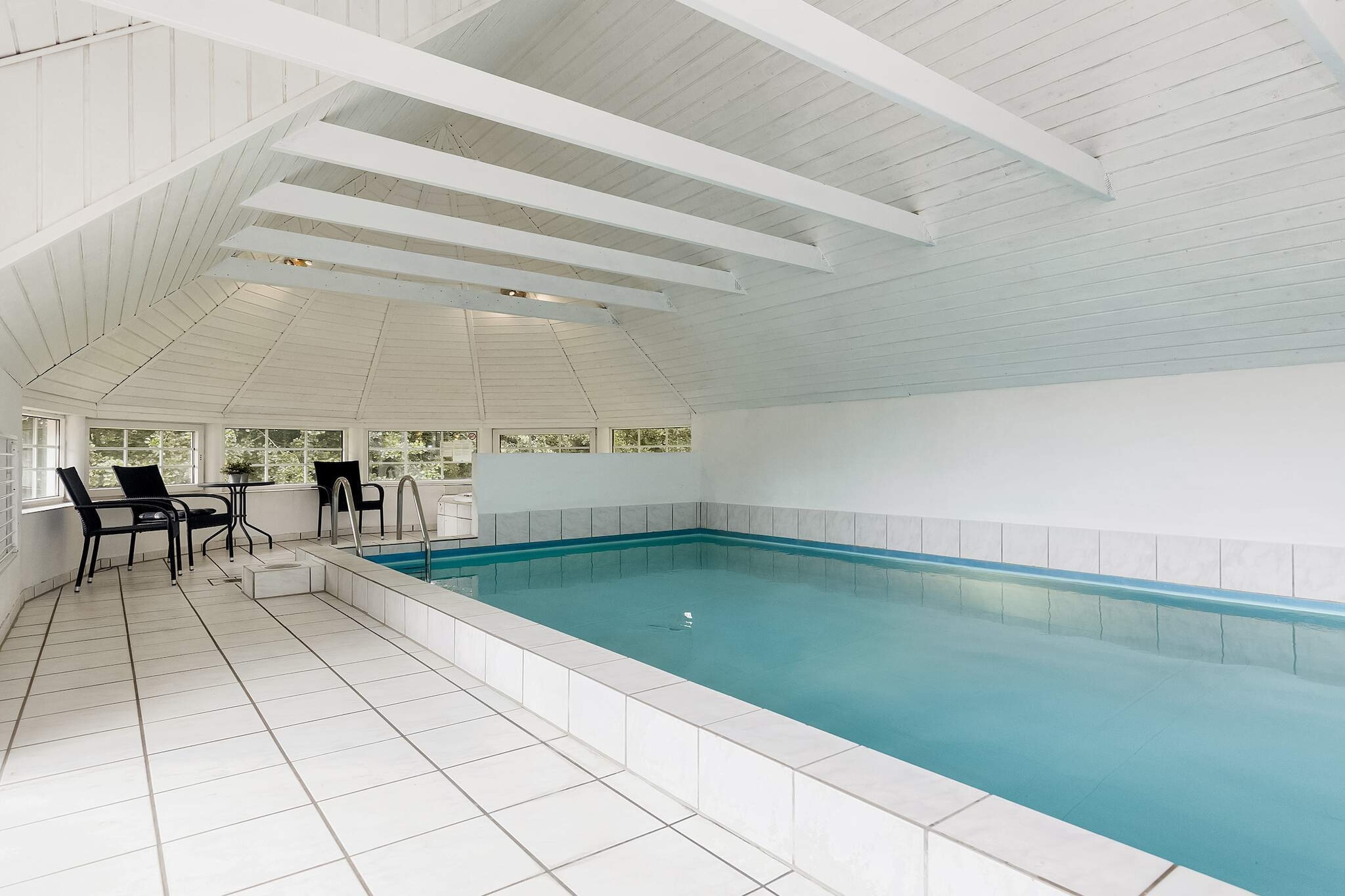 In a beautiful and peaceful, natural area in Marielyst you will find this cottage with large swimming pool, whirlpool for 4 people and a sauna. Open kitchen with fridge / freezer, microwave, coffee machine and dishwasher, the kitchen is combined with the living room, which contains i.a. stereo with CD, DVD player, TV and cable TV. There is also the Nintendo Wii for the kids' enjoyment. There is a high chair and cot for the little ones. The interior of the house with two sleeping compartments with four double bedrooms and two twin bedrooms makes it suitable for 2 families. In the pool area you will find a 21 m2 swimming pool, a whirlpool for 4 people and a beautiful area to have fun for many hours. Good bathrooms with shower and underfloor heating. There is a washer and dryer as well as energy saving air / air heat pump and wood burning stove. There are 2 air / air heat pumps and an air / water heat pump for the pool water. Large terrace area with plenty of space for cosiness, barbecue, sunbathing etc. Nice big reason for a lot of space for ball games, hide and seek games etc. Not for rent to youth groups.
A refundable deposit might be charged closer to your check-in date. This deposit covers utilities consumed during your stay and any additional services that may be taken. The final amount will be adjusted based on actual meter readings, actual usage of extra services, and any remaining balance will be refunded within 21 days after checkout.