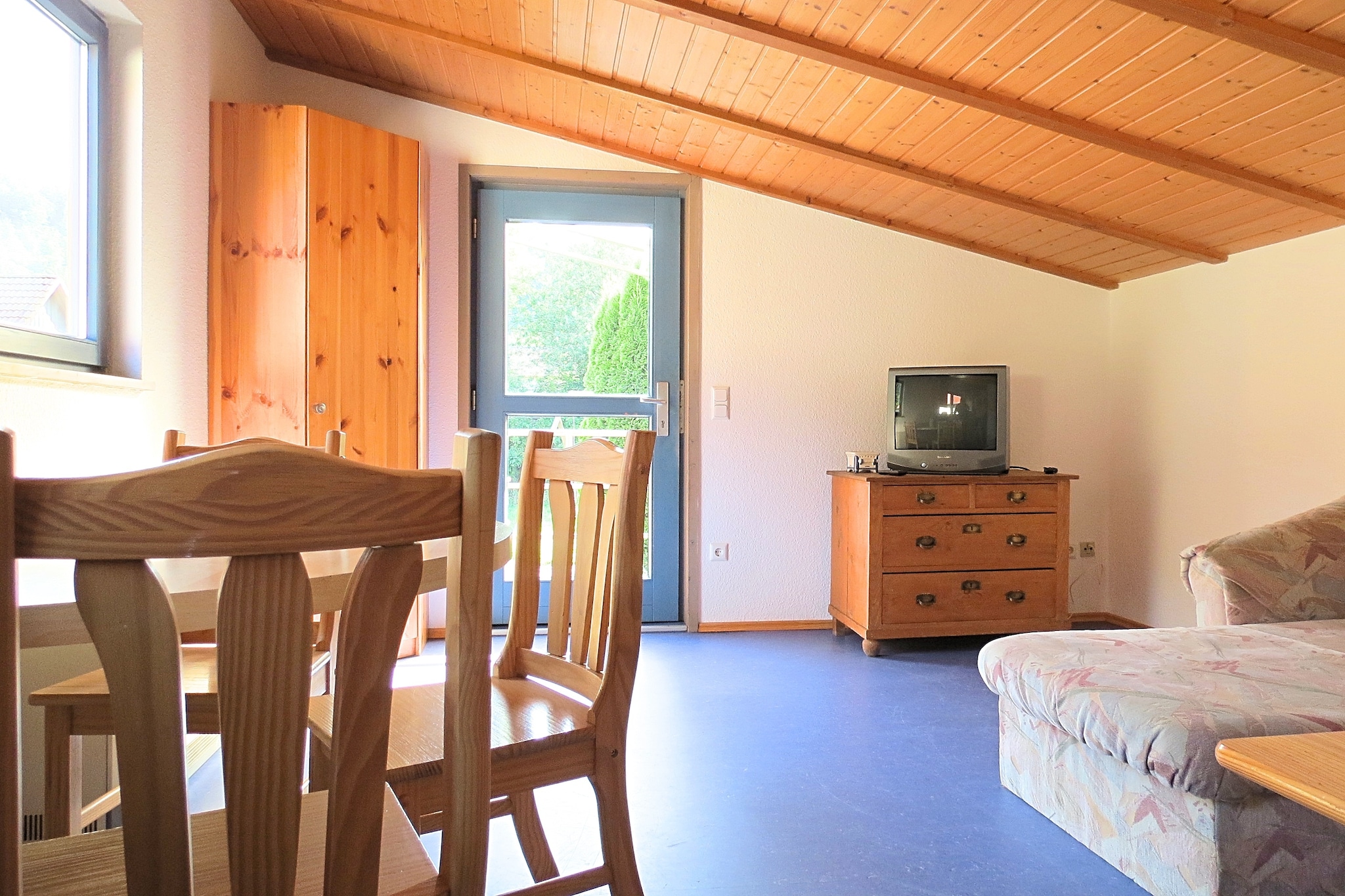 Am Ferienbauernhof FW 1 bis 7-Woonkamer