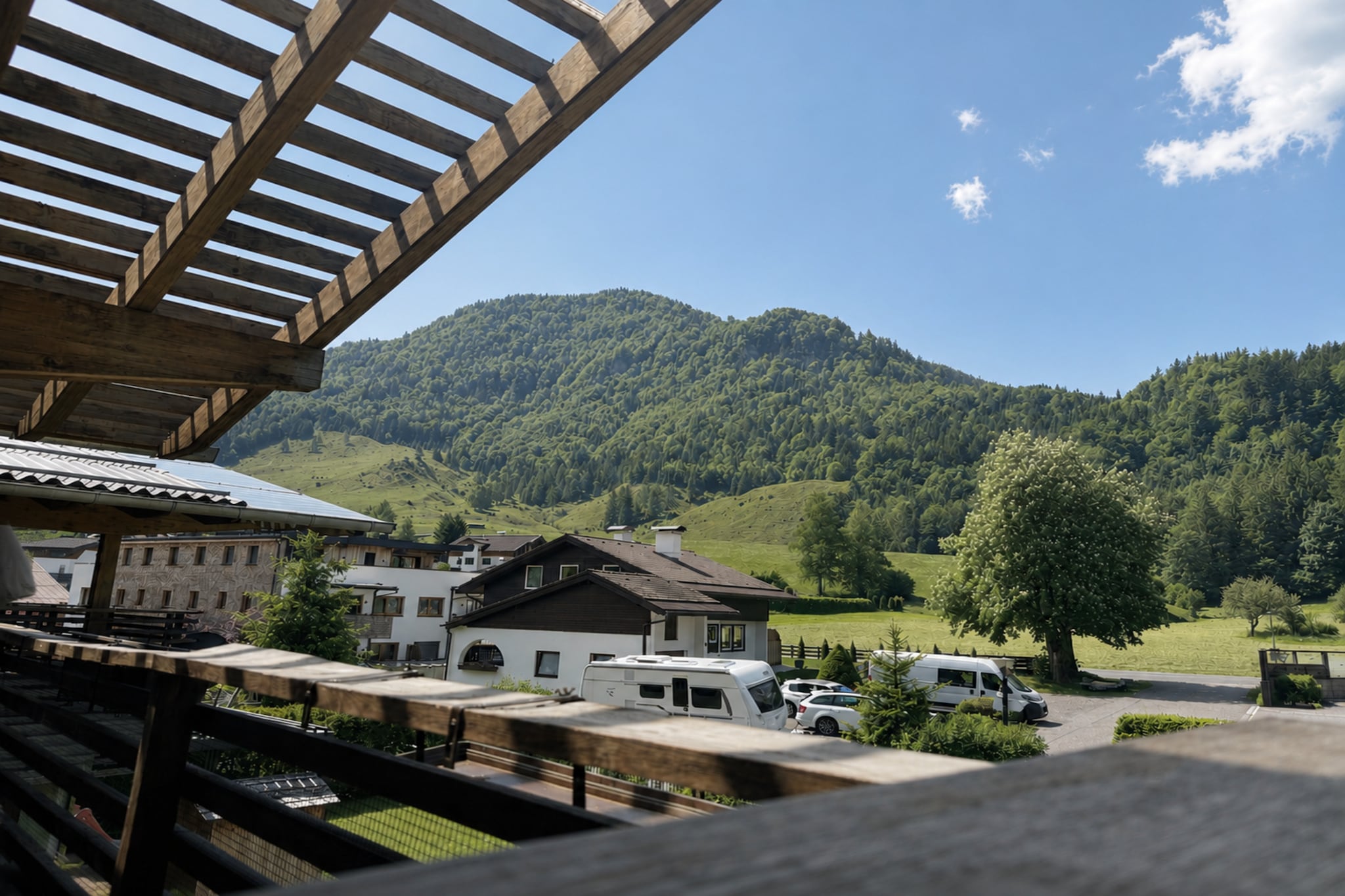 Apartment Jäger II - View in summer