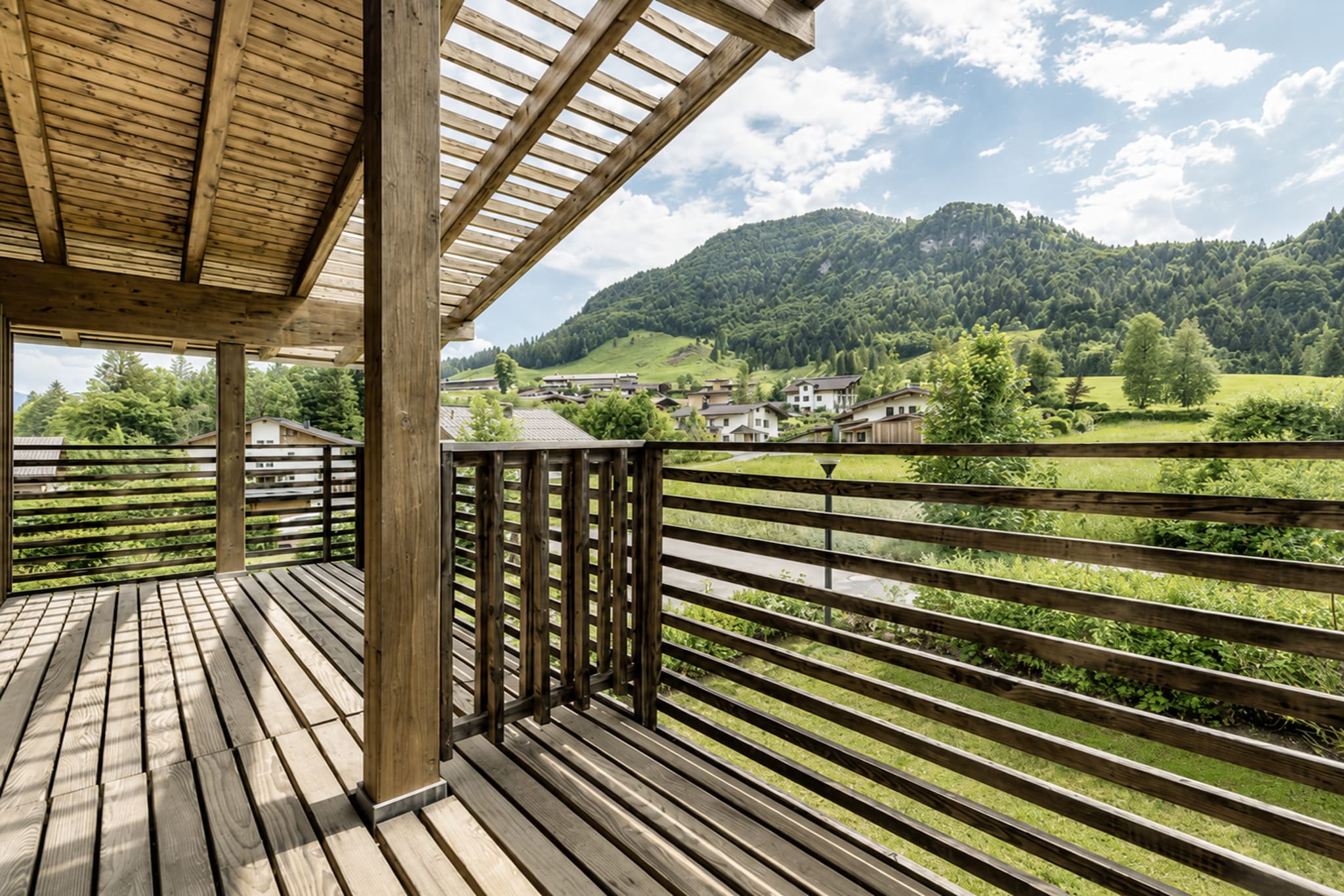Apartment Jäger II - View in summer