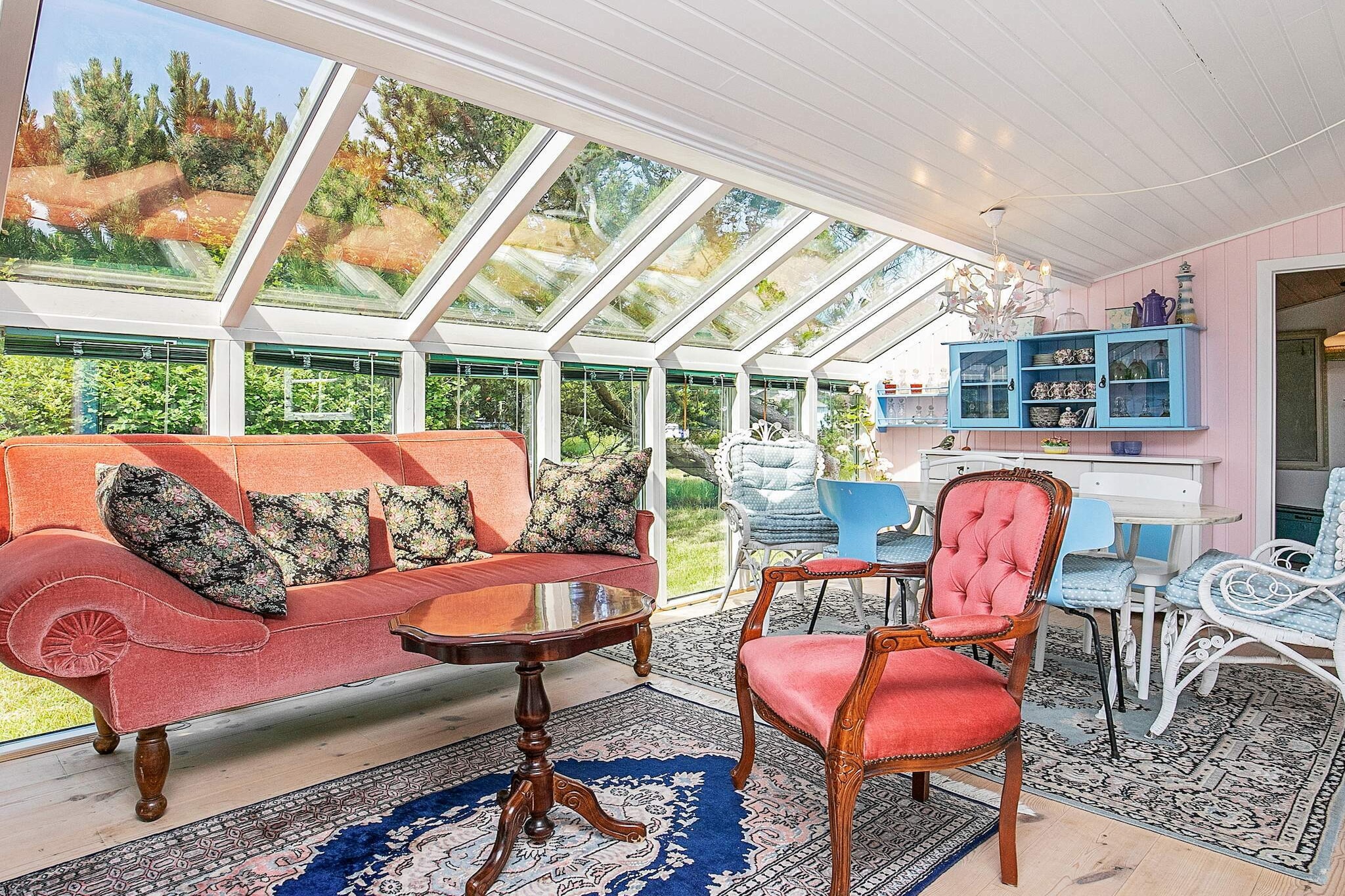 This charming and cozy holiday home is situated in one of Vorupør's most desirable locations, set on a natural, tree-lined plot with a short walking distance to both the town center and the beautiful beach. Designed for a comfortable stay for up to 6 people across 80m², the house is very well-maintained and offers a welcoming atmosphere. The living room is equipped with a classic wood-burning stove, a stereo system with CD, a DVD player, TV, and cable TV, along with a high chair for the youngest guests. The villa provides excellent sleeping arrangements with three good bedrooms, all furnished with comfortable double beds (1DS each). The well-appointed kitchen area is fully equipped with modern appliances including an electric cooker, fridge/freezer, microwave, extractor hood, coffee machine, and a dishwasher. For added convenience, the kitchen area also houses a washing machine and a tumble dryer. The bathroom is complete with a toilet, sink, and shower cubicle, featuring comfortable underfloor heating. This non-smoking house offers cozy furnishings throughout. Outdoor living is a highlight here. The house features several good terraces and a fire pit, offering excellent opportunities to find shelter and enjoy the outdoors on the natural 750 m² plot of land. Guests can enjoy views over the nearby dunes. The location is superb, with a restaurant just 300 meters away and a grocery store only 200 meters away. This delightful home is the perfect blend of natural surroundings and town convenience for your next holiday.A refundable deposit might be charged closer to your check-in date. The security deposit ensures a smooth stay and covers any additional services or consumption charges.This deposit covers utilities consumed during your stay and any additional services that may be taken.The final amount will be adjusted based on actual meter readings, actual usage of extra services, and any remaining balance will be refunded within 21 days after checkout.This deposit simply acts as a prepayment for charges that you would anyways pay for, ensuring a seamless stay and check-out experience.