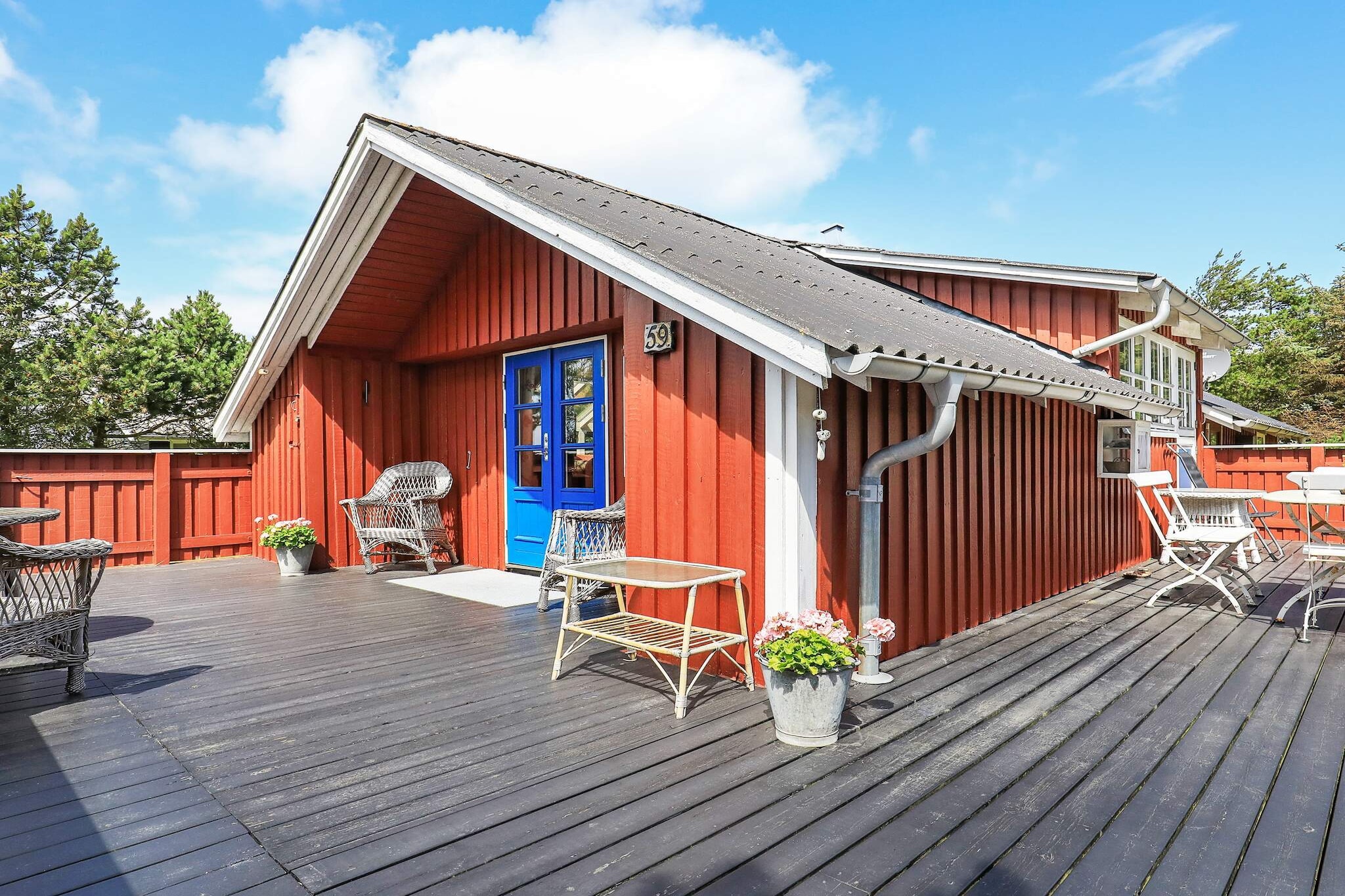 Holiday Home with Terrace & Fire Pit - View