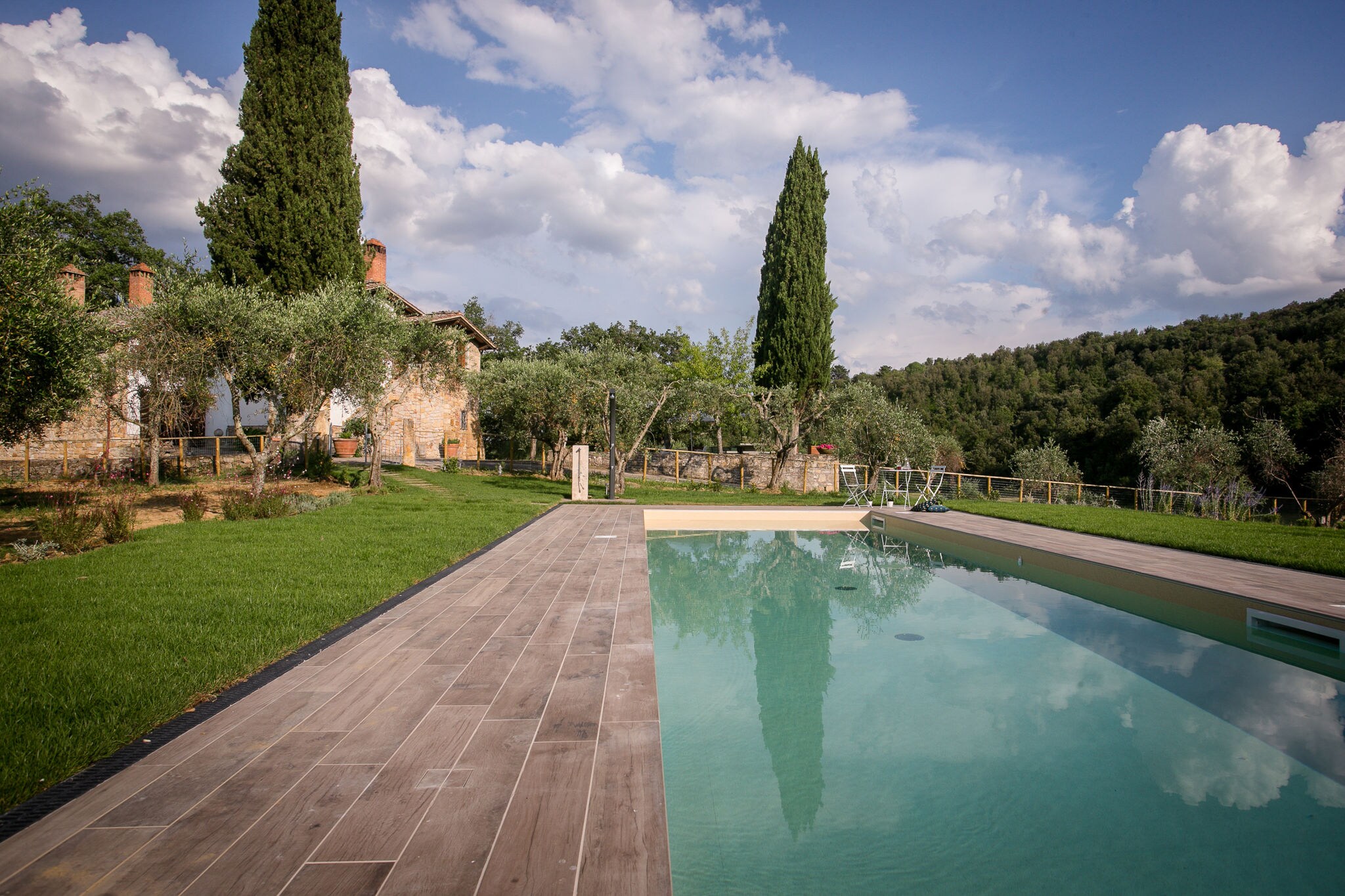 Villa de luxe à Asciano (en Toscane), avec piscine
