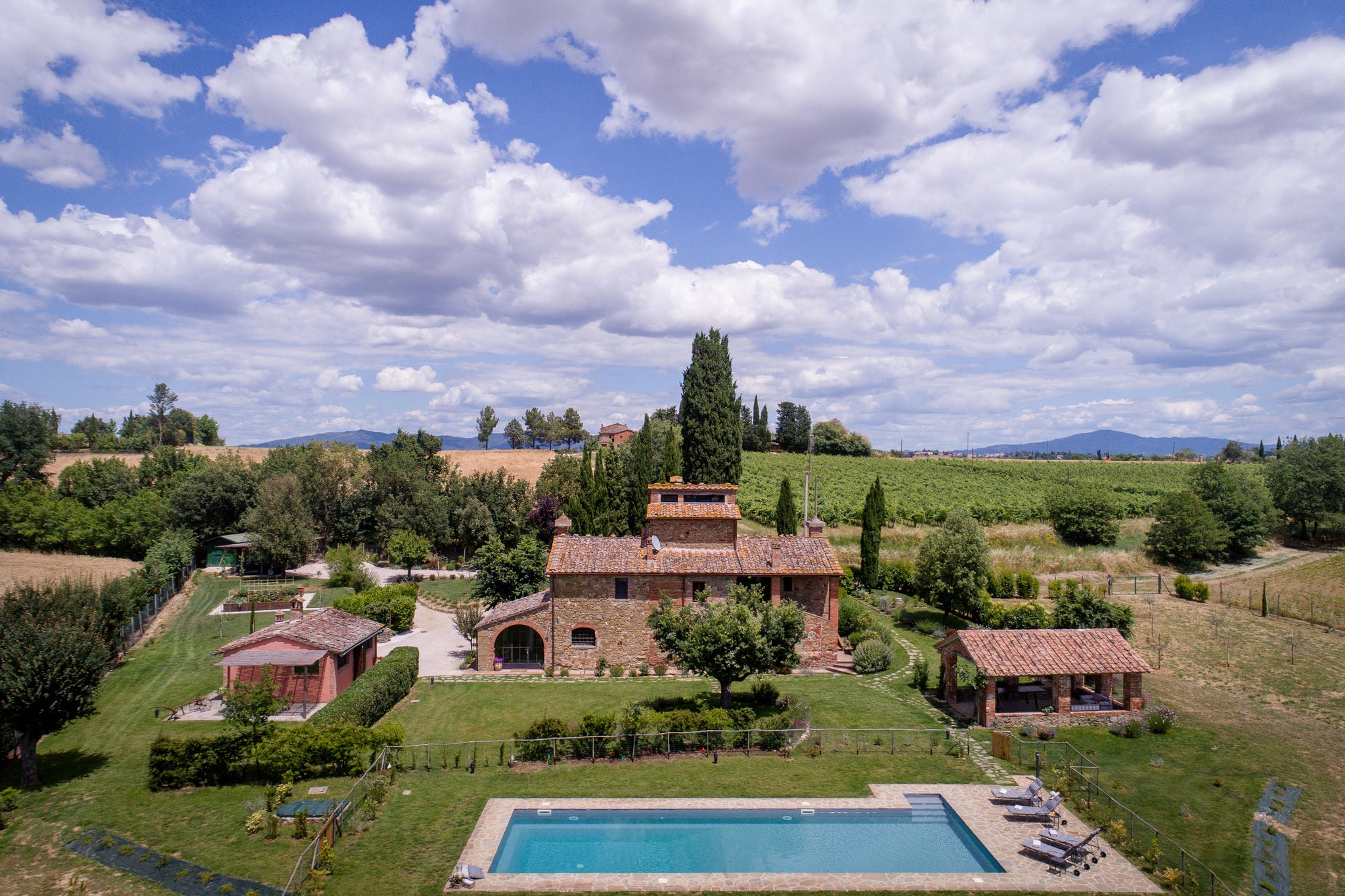 Klassische Villa mit Pool in Lucignano (Toskana)