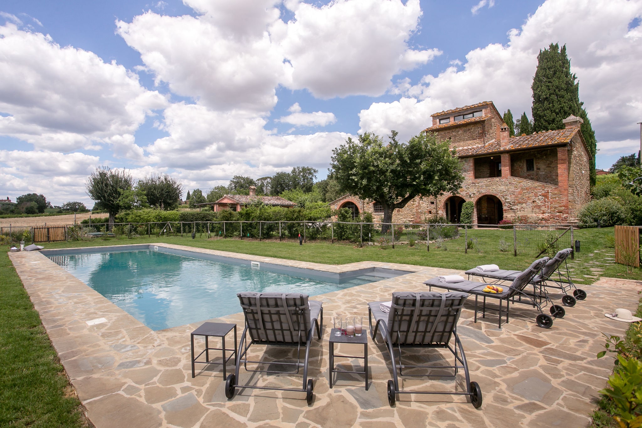 Villa vintage avec piscine située à Lucignano, en Toscane