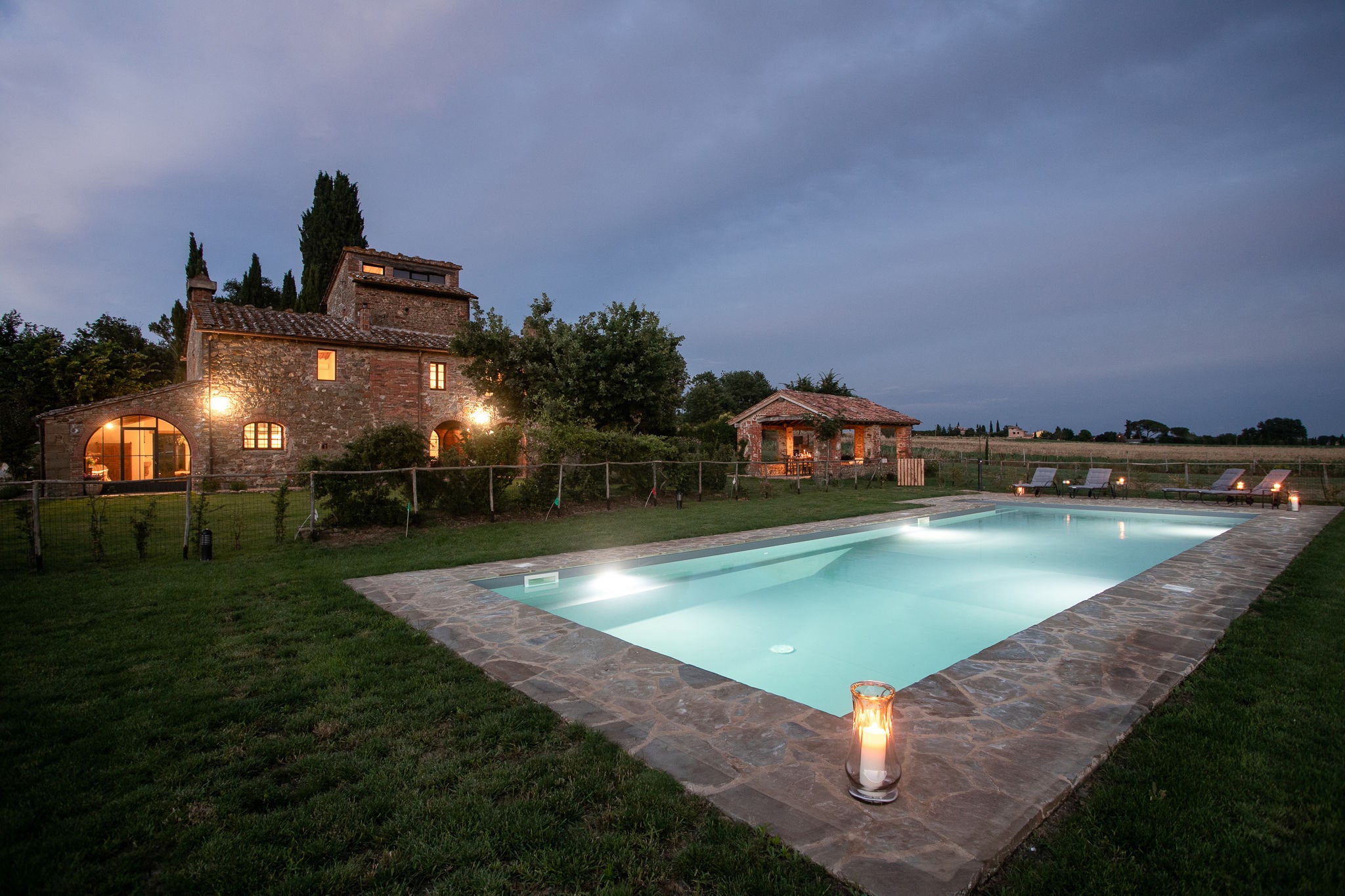 Klassische Villa mit Pool in Lucignano (Toskana)