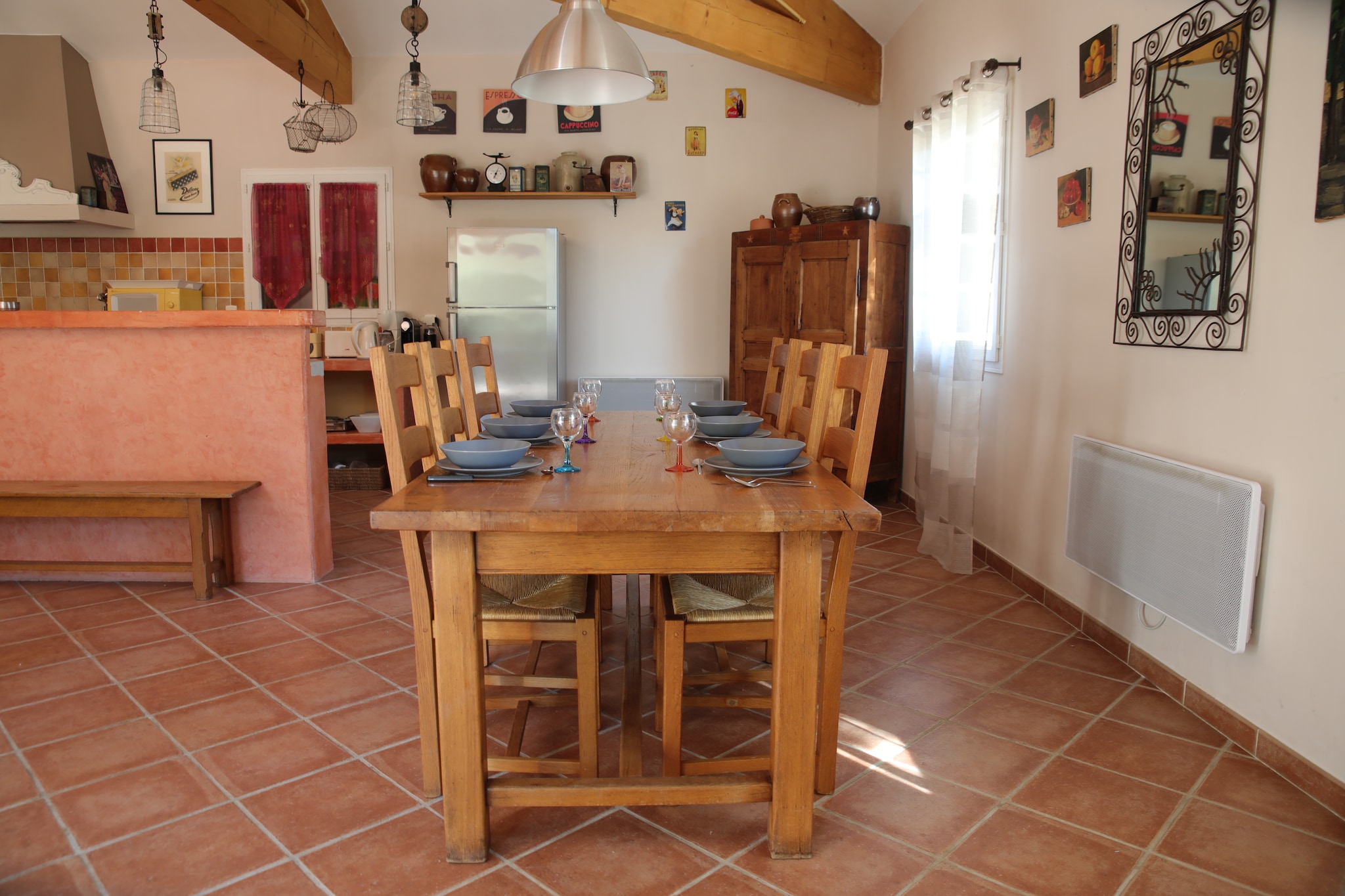 Villa Borie-Eetkamer