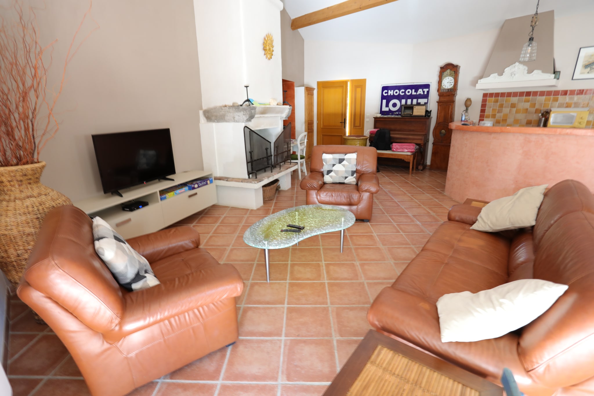 Villa Borie-Woonkamer