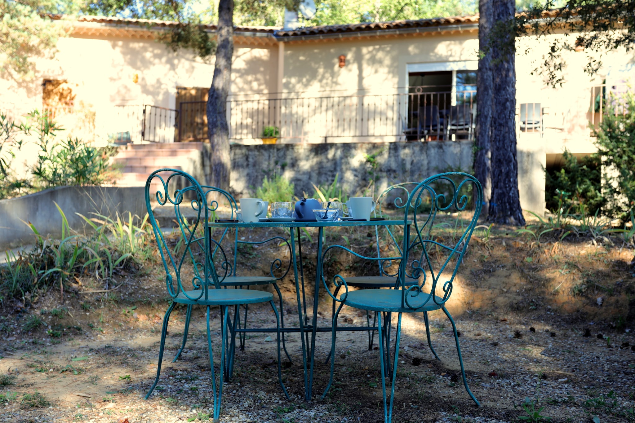 Villa Borie-Tuinen zomer