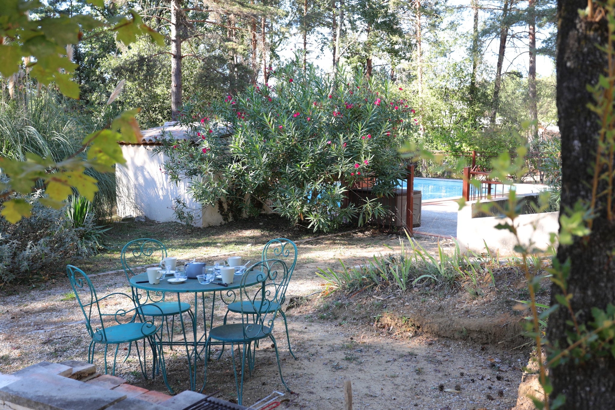 Villa Borie-Tuinen zomer