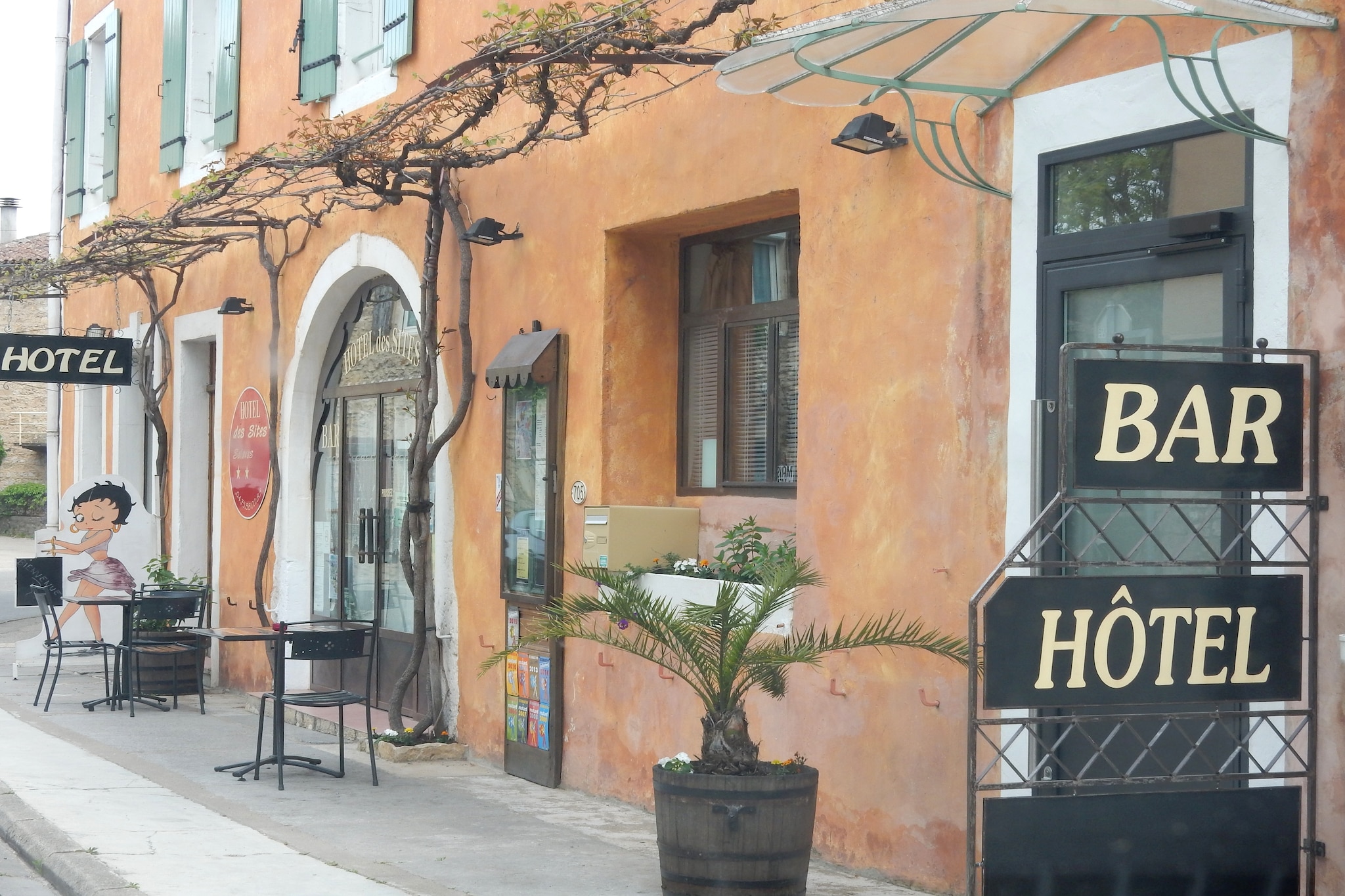 Villa Borie-Gebieden zomer 1km