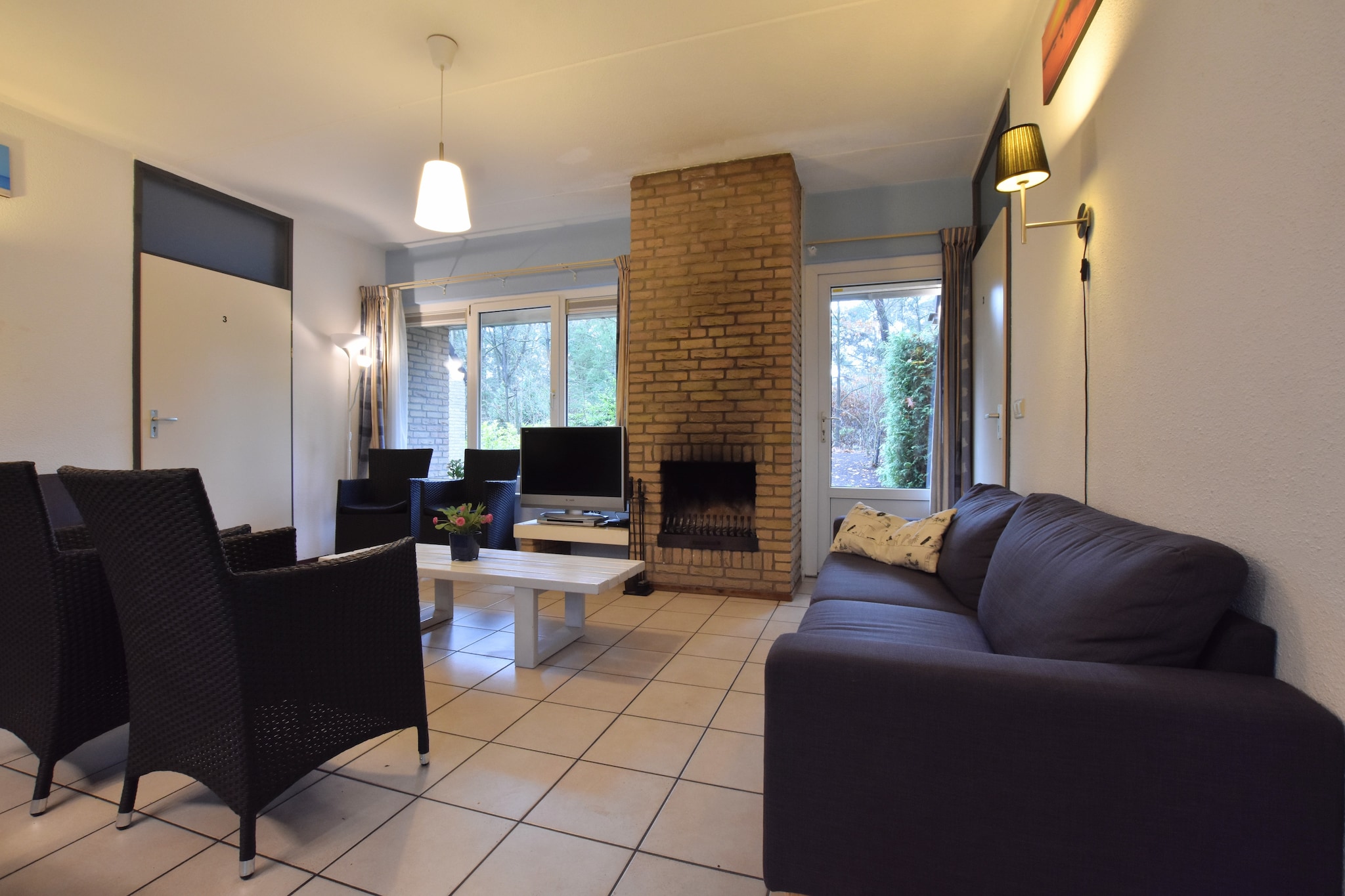 Bungalow Bosrijk-Woonkamer