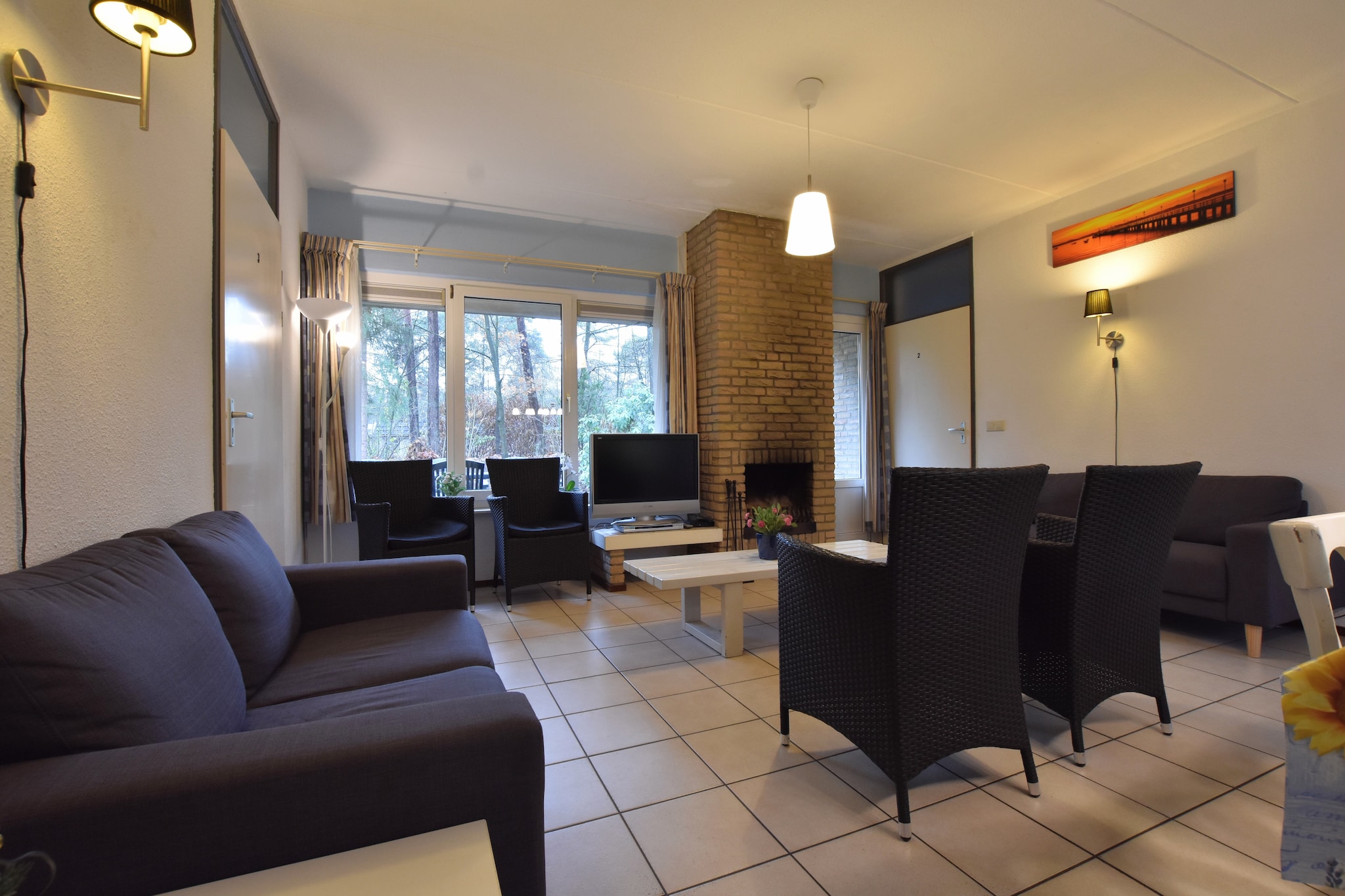 Bungalow Bosrijk-Woonkamer