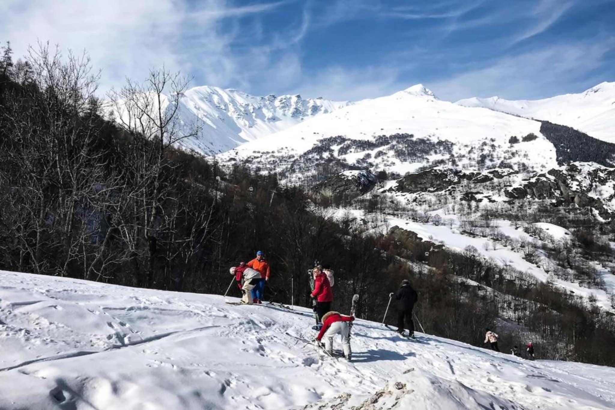 Les Lions Blancs-Gebied winter 20km