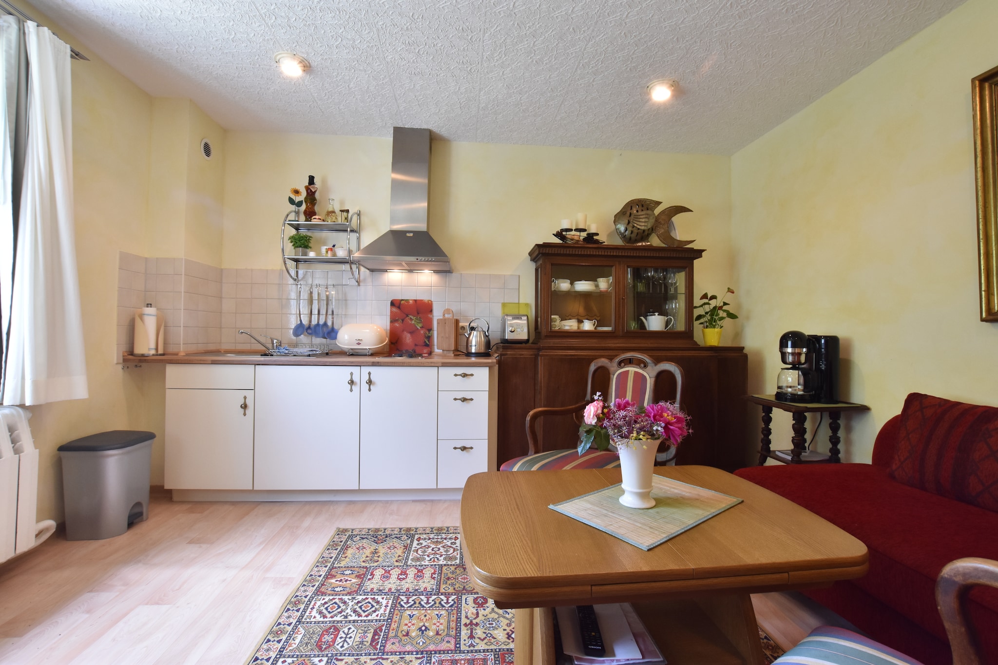 Urlaub im Landhaus an der Ostsee mit Garten-Keuken