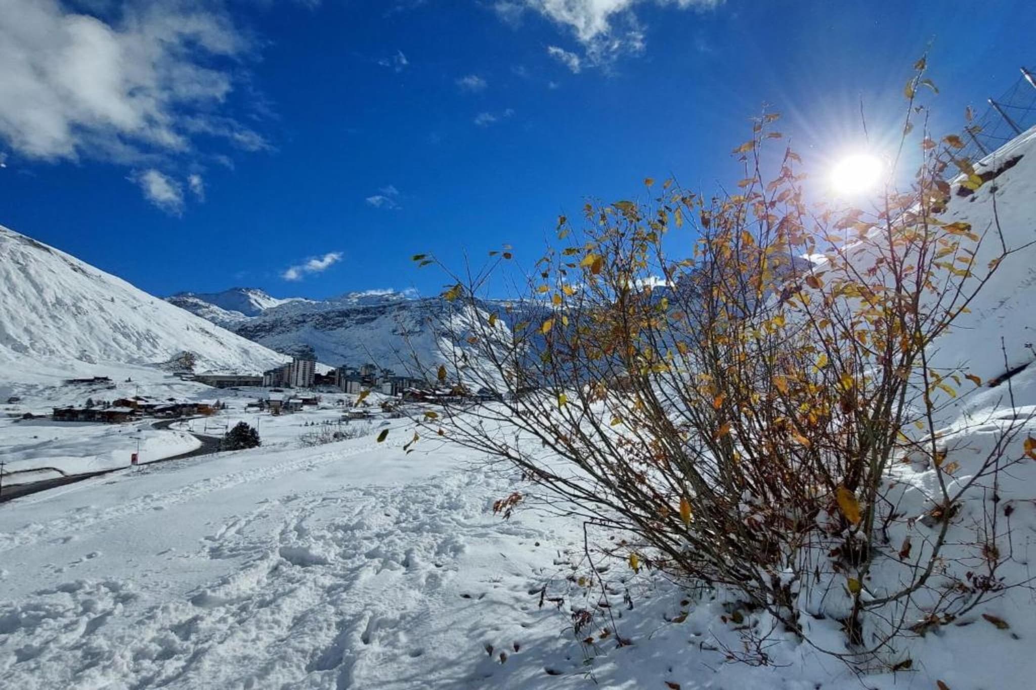 Le Hameau du Borsat 5-Gebied winter 5km