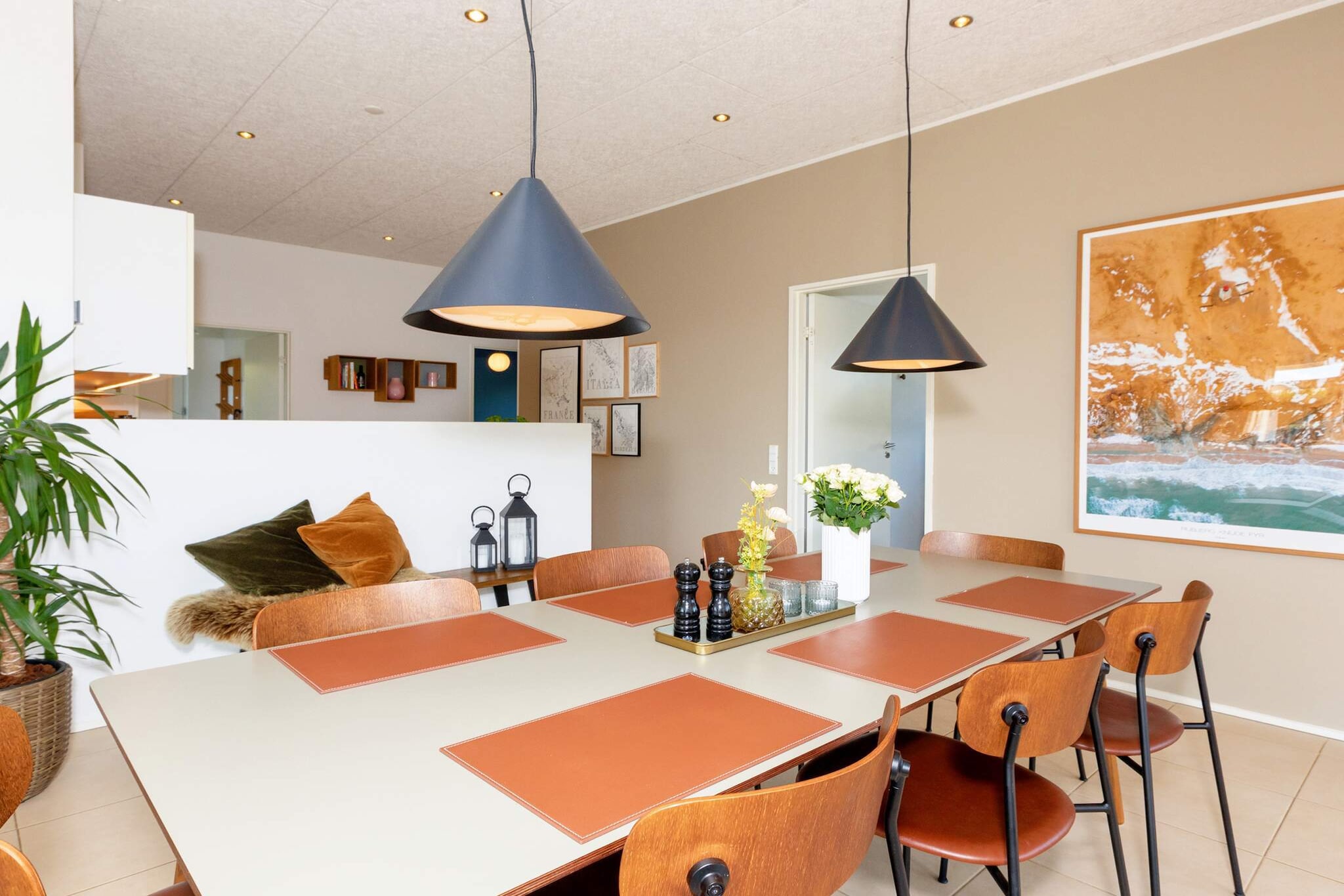 Maison de vacances pour 8 a Løkken - Intérieur