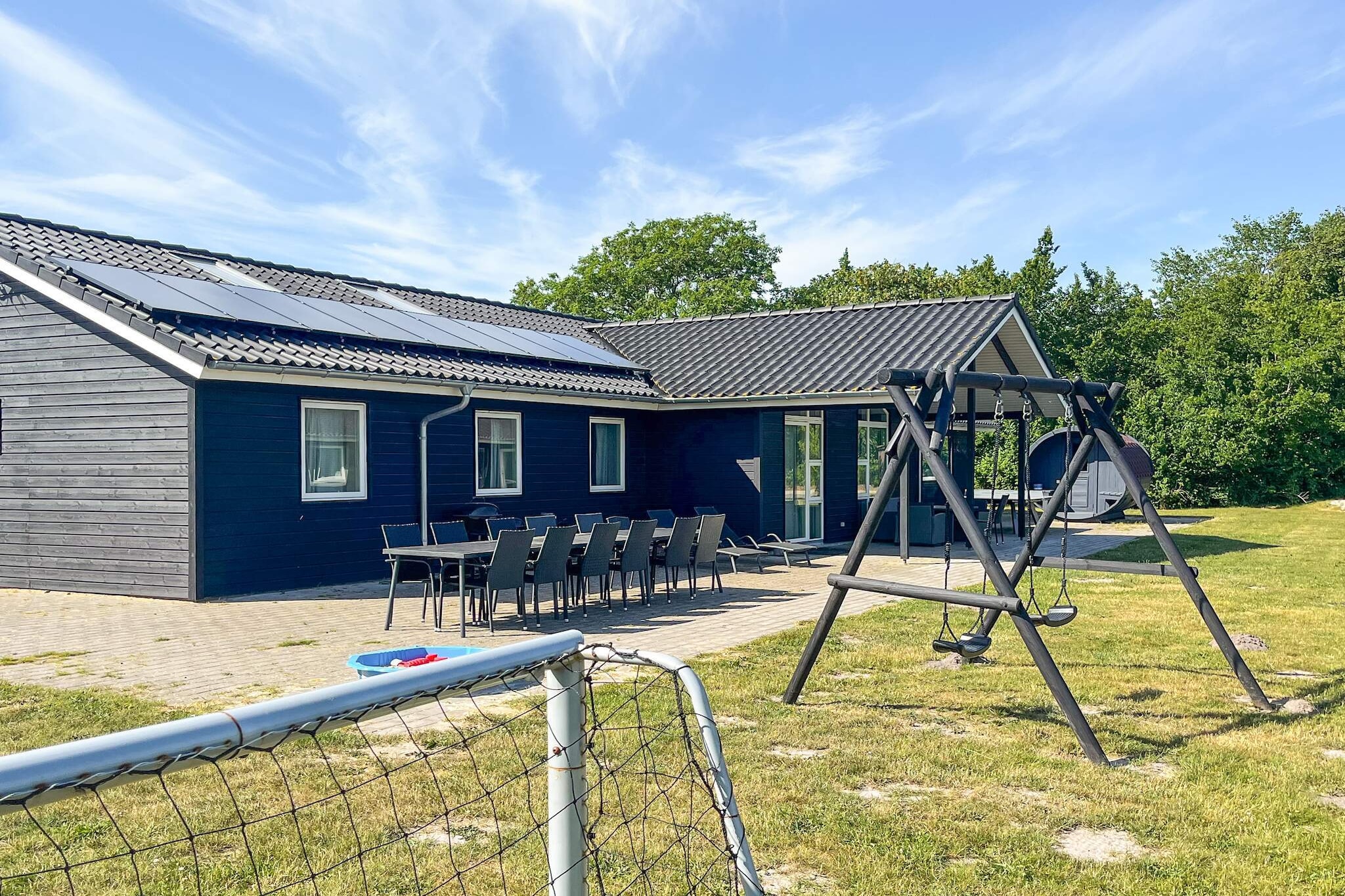 Zomerhuis met zwembad, sauna