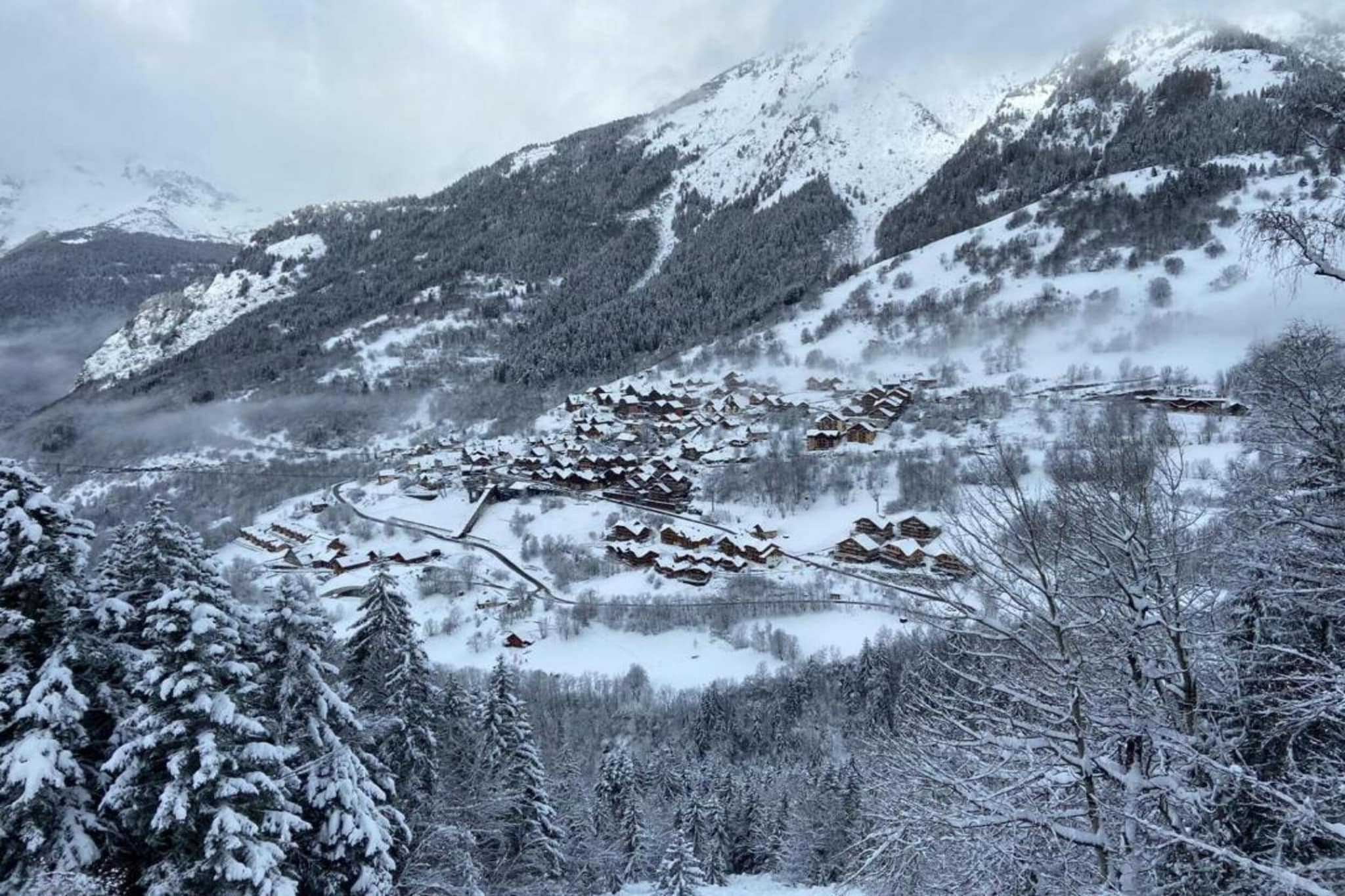 Les Epinettes 2-Gebiet Winter 20 km