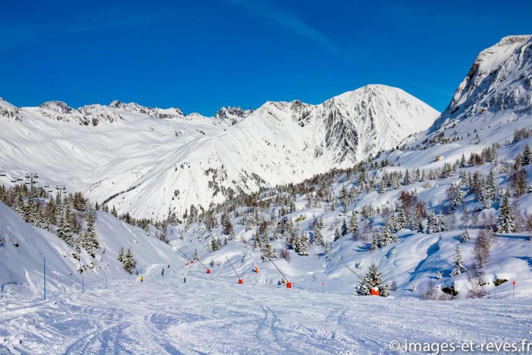 Les Epinettes 5-Gebiet Winter 20 km