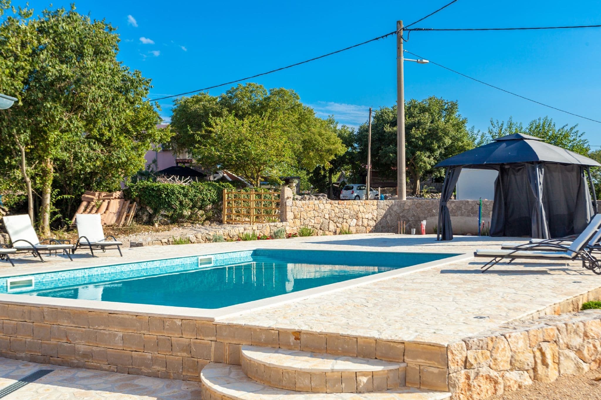 Wunderschöne Villa in Malinska mit privatem Pool