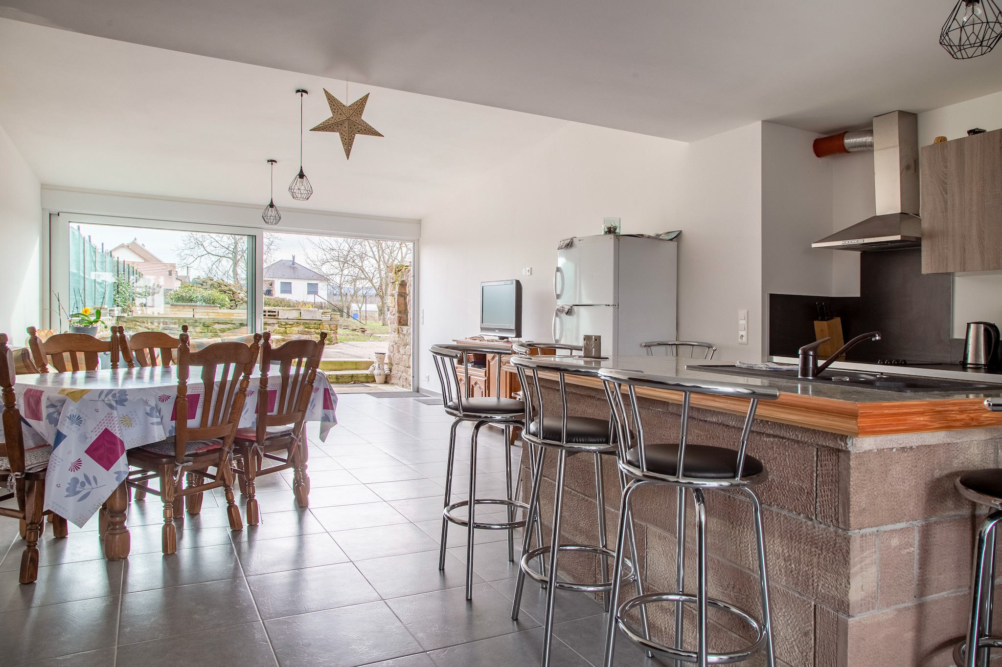 Renovated village house with enclosed garden