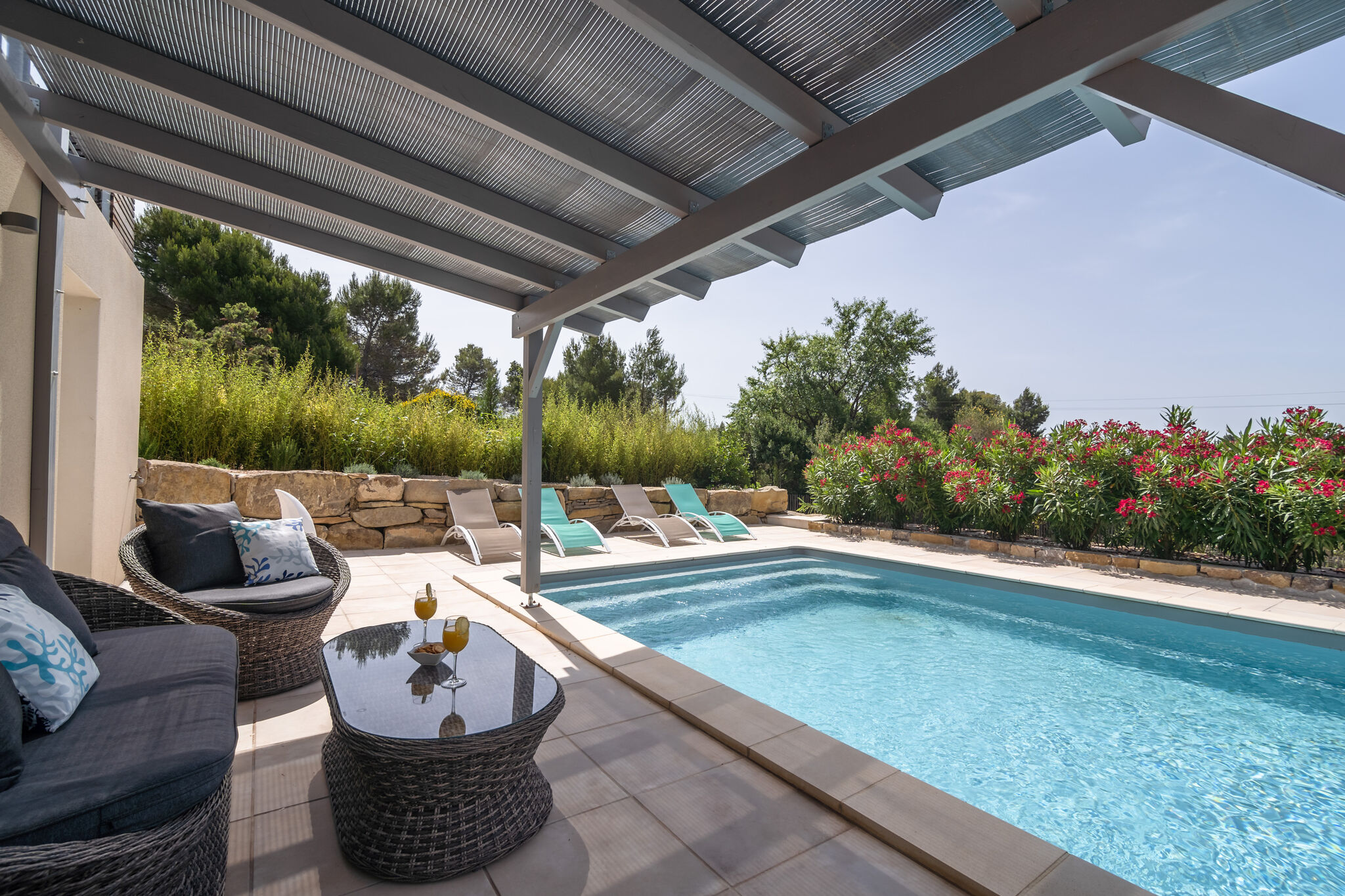 Luxe villa met airconditioning en zwembad in het nationale park Haut Languedoc