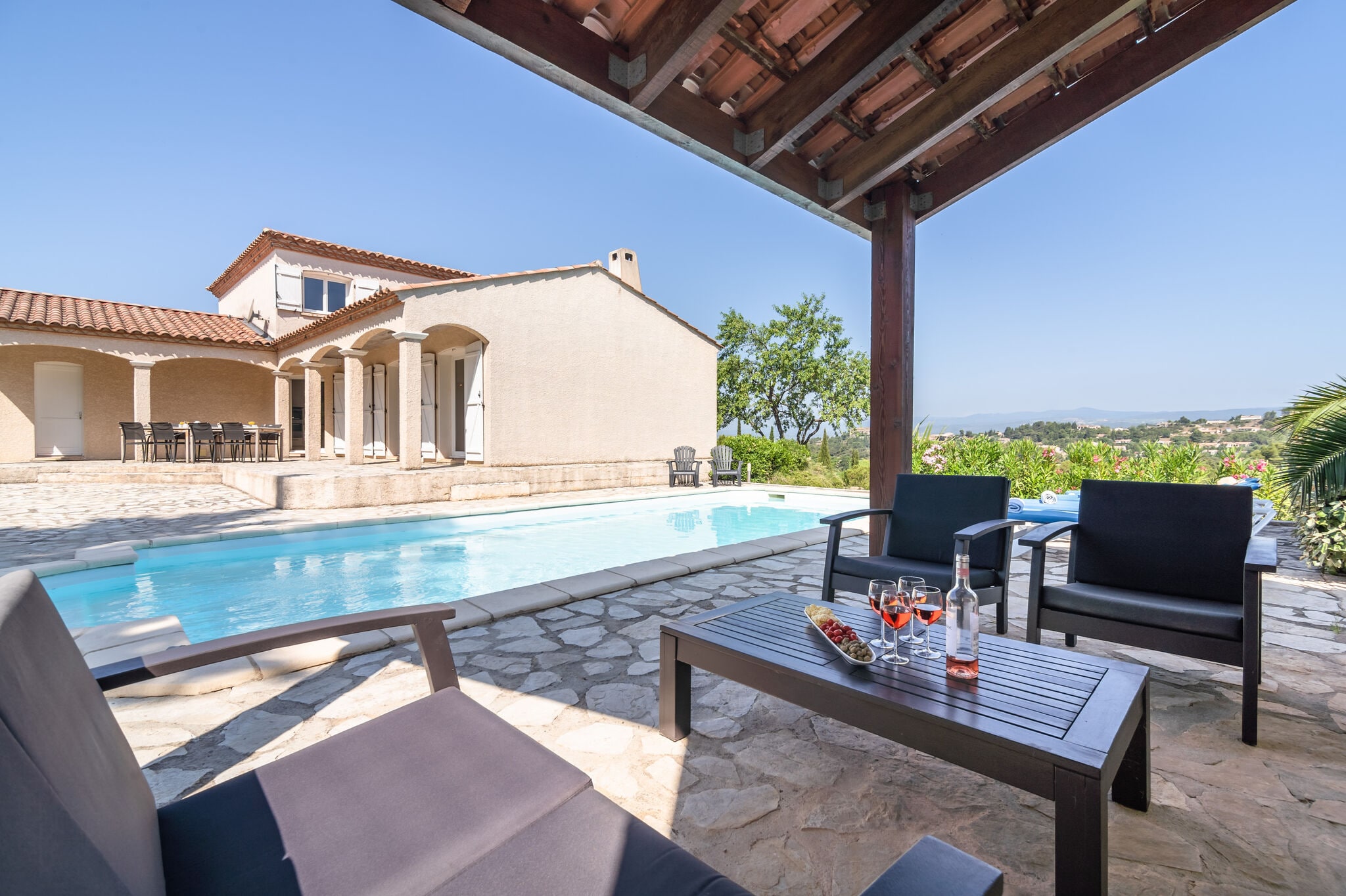 Luxurious villa in Oupia with private swimming pool