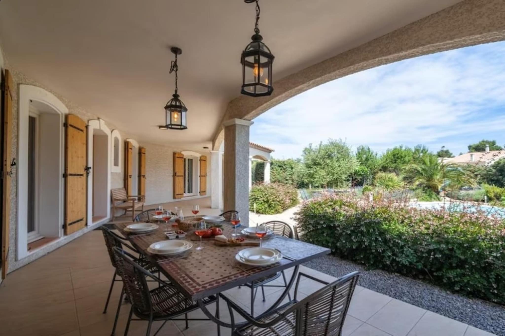 Villa l'Olivier - Terrasse/Balkon