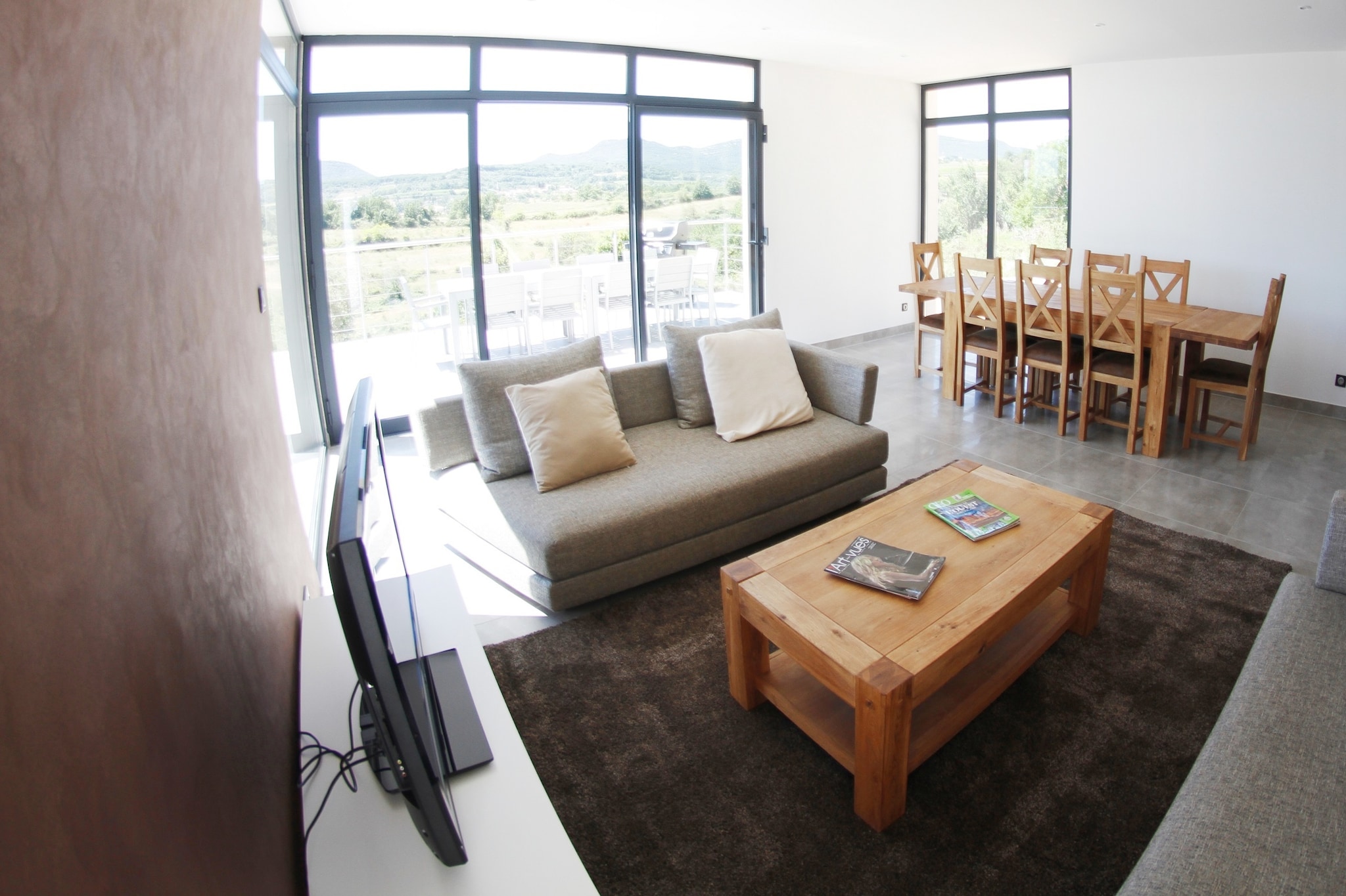 Villa moderne-Living room