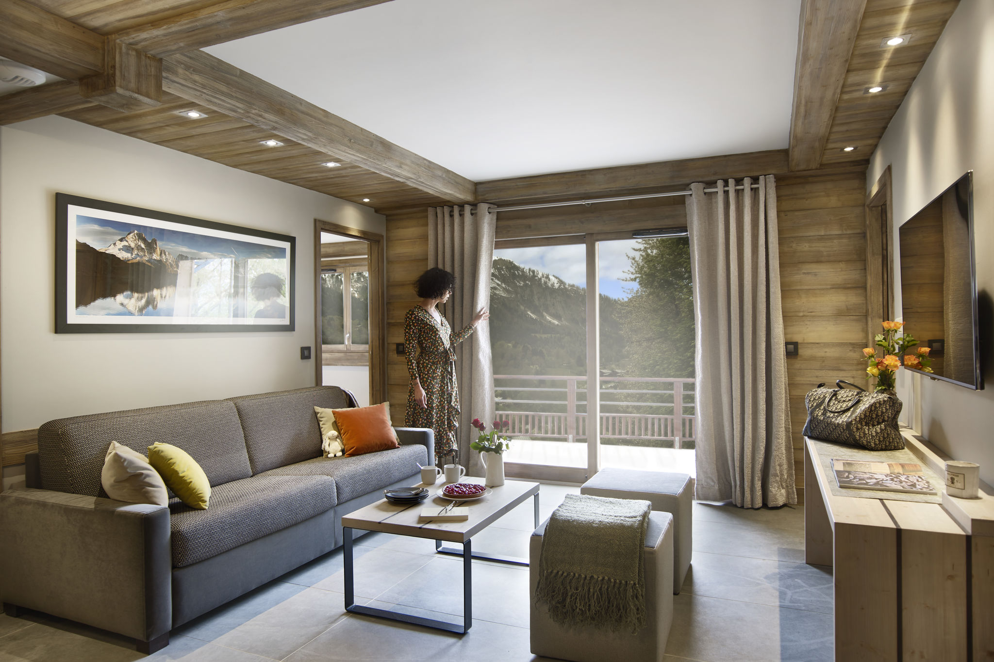 Modern ingericht appartement aan de voet van de Mont Blanc