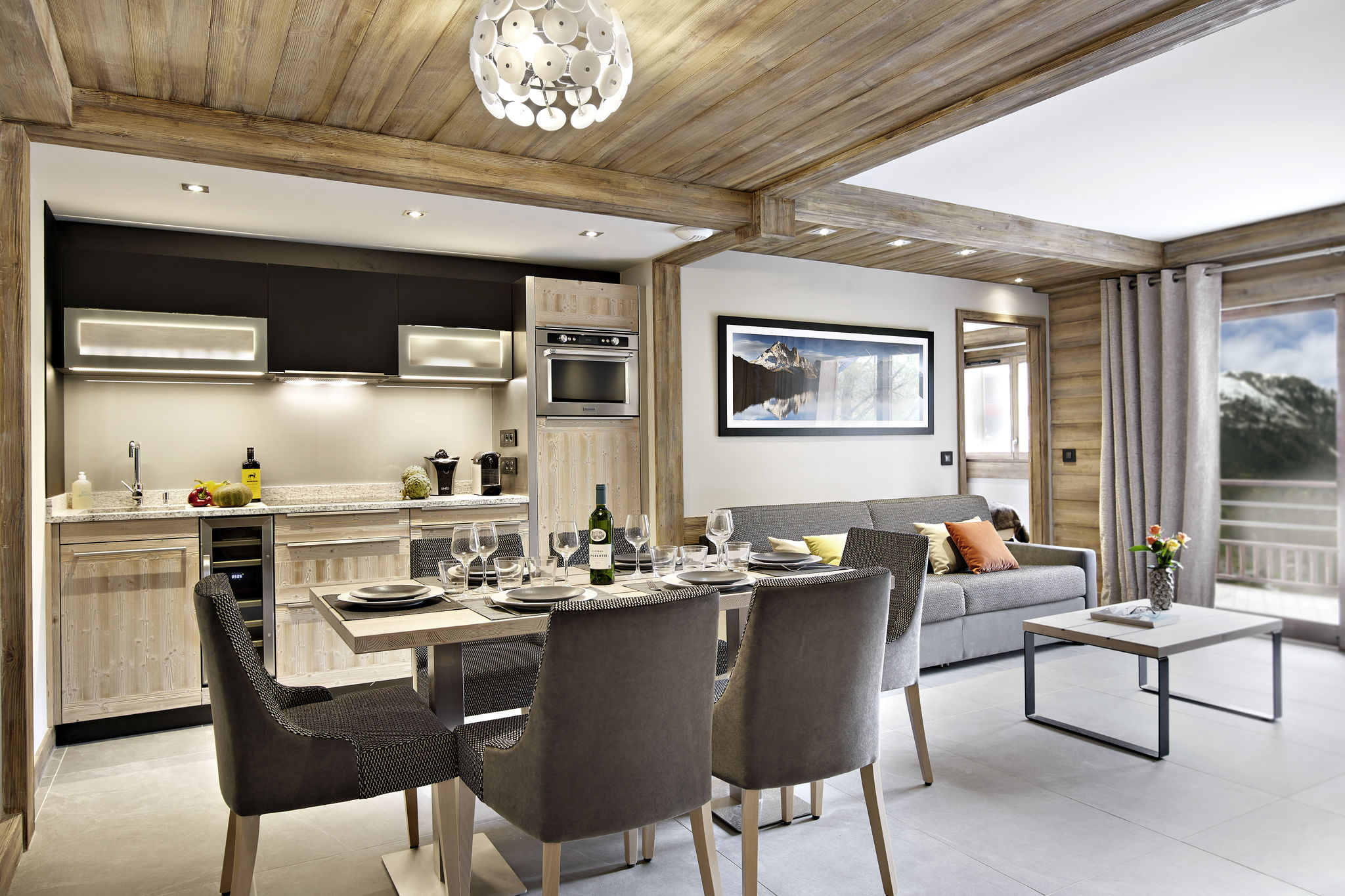 Modern furnished apartment at the foot of the Mont Blanc