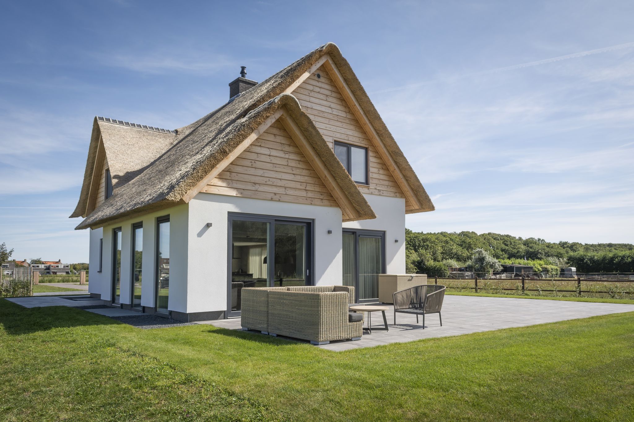 Luxe villa op Texel met sauna, Turks stoombad en bubbelbad
